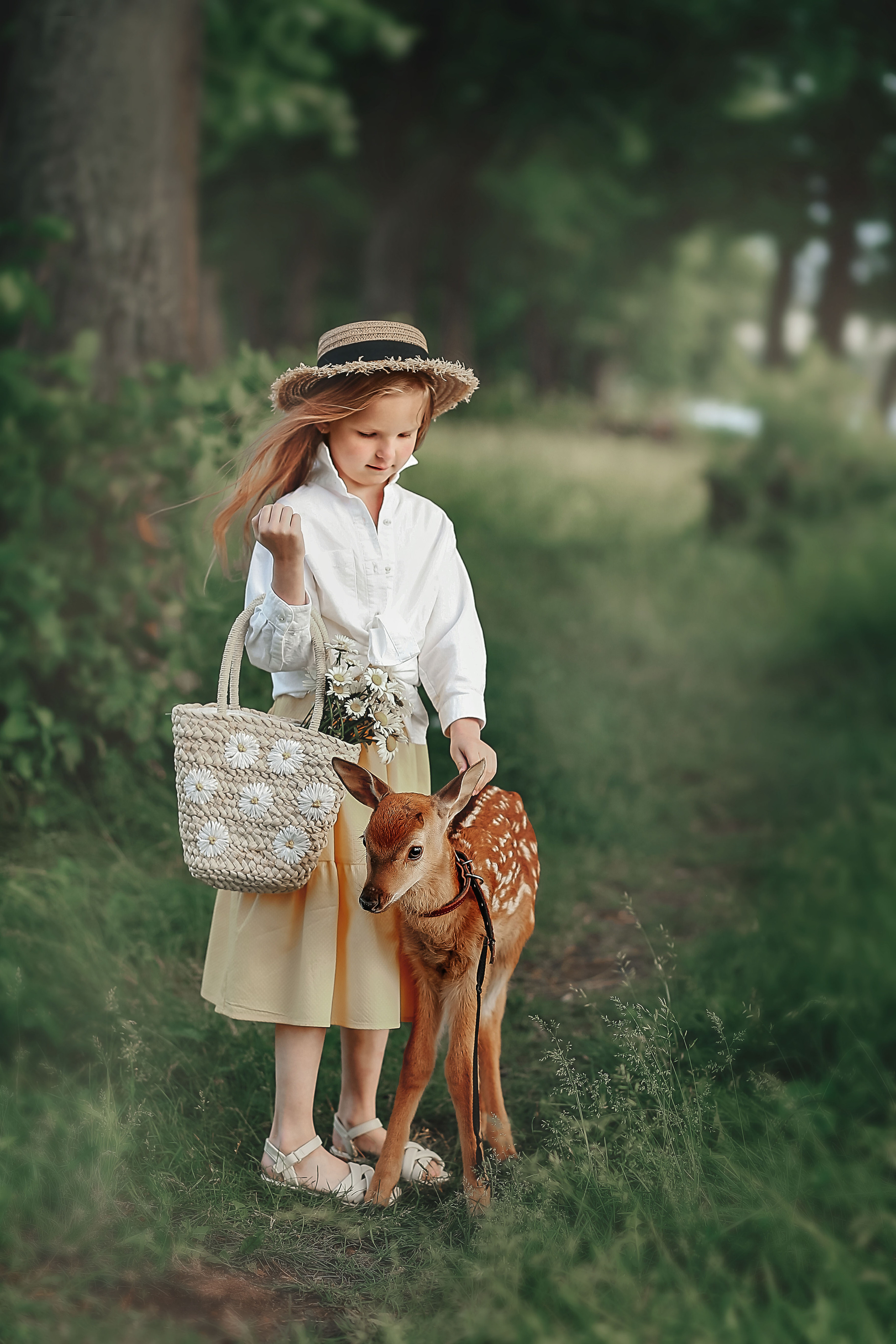 Фотосессия с олененком. Иванова Ирина Свадебный и семейный фотограф г. Уфа
