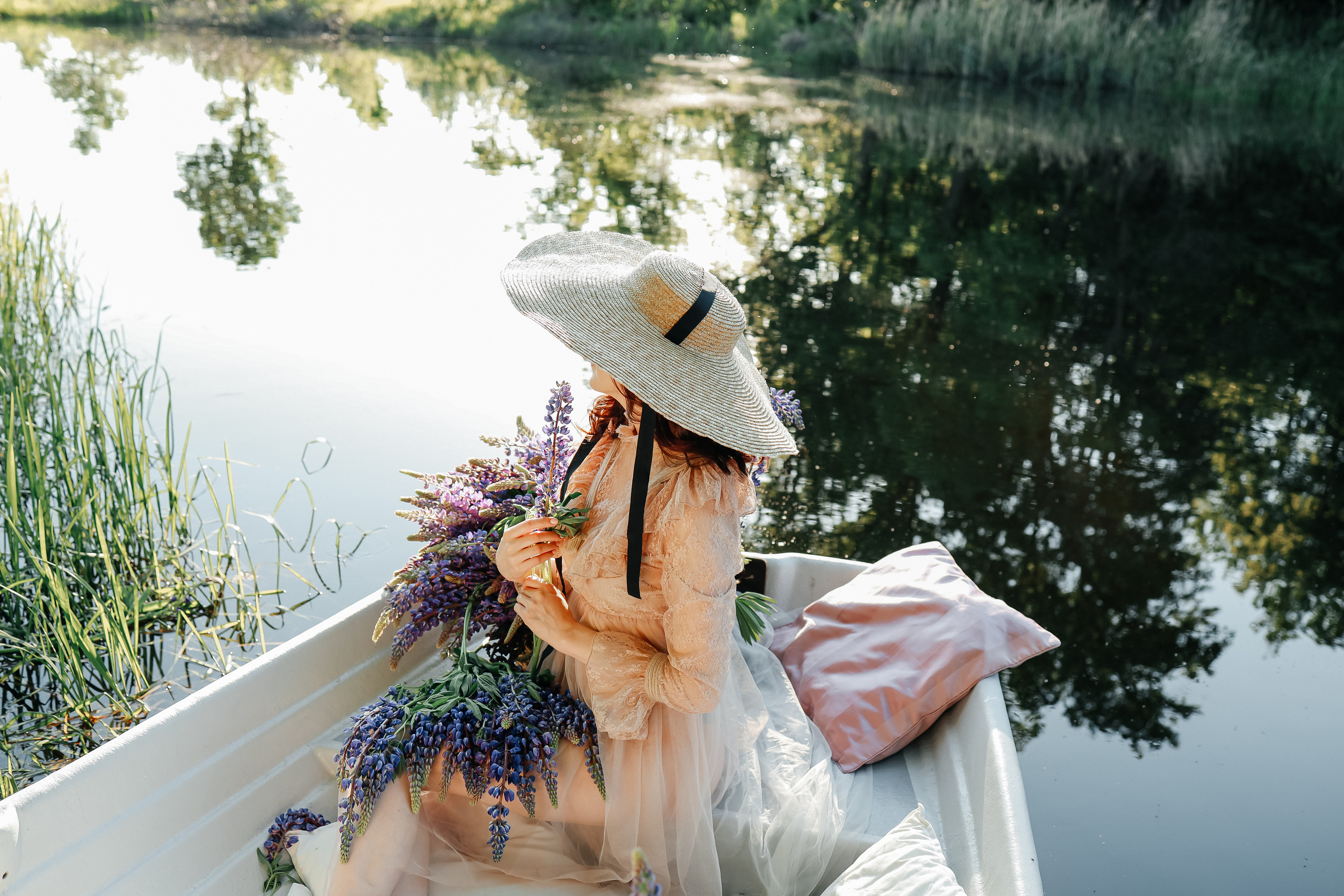 Фотосессия на лодочке. Иванова Ирина Свадебный и семейный фотограф г. Уфа
