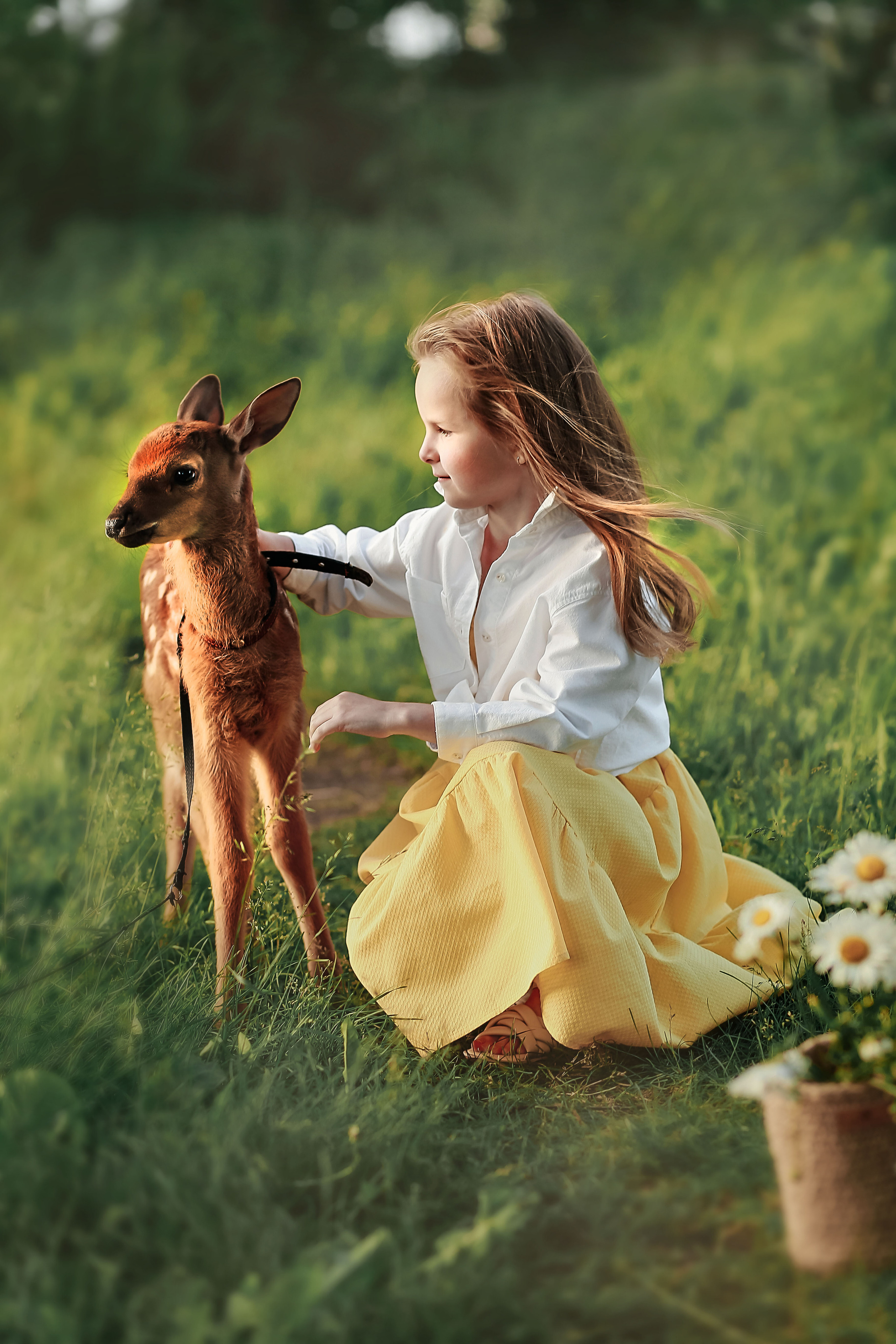 Фотосессия с олененком. Иванова Ирина Свадебный и семейный фотограф г. Уфа