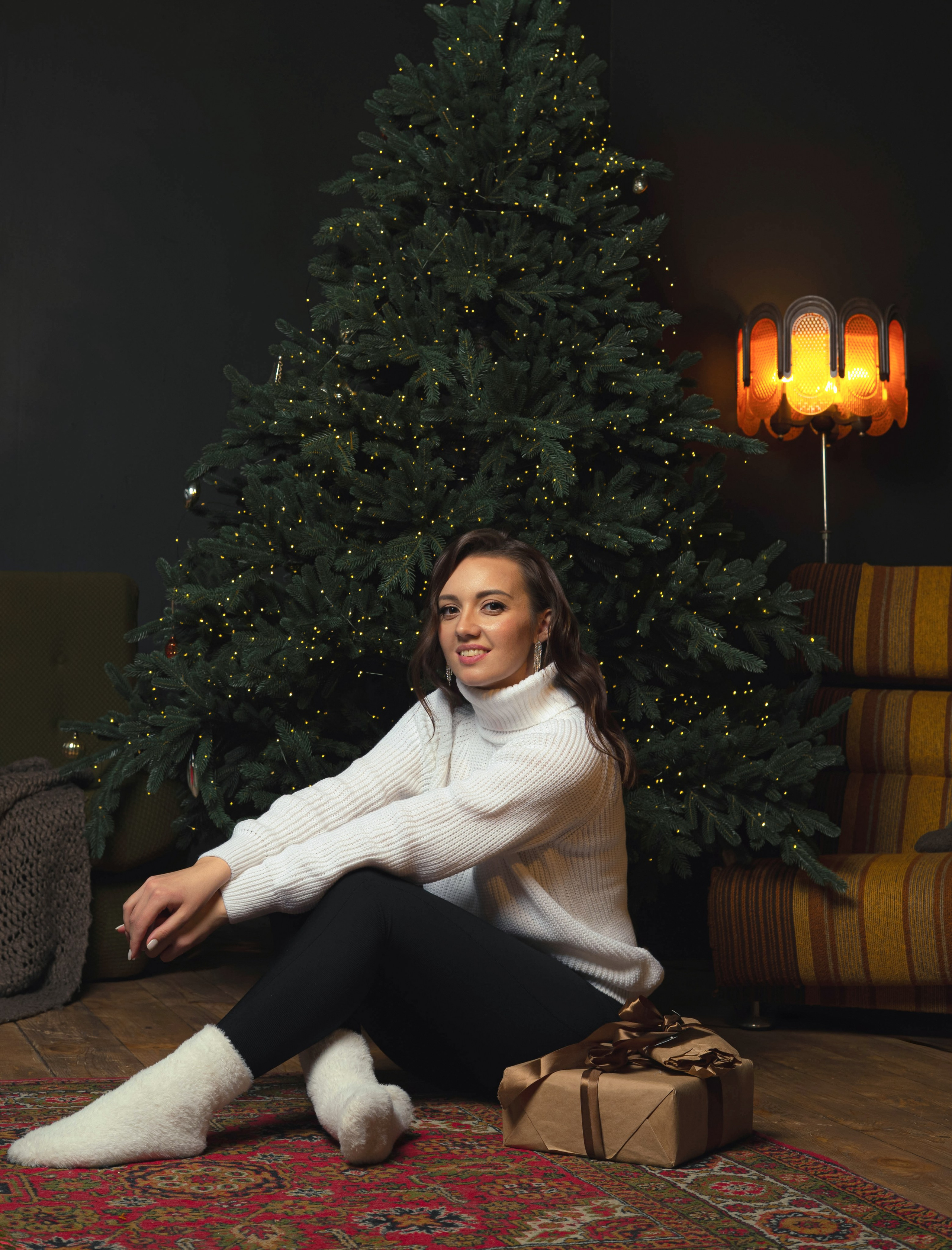 Семейная новогодняя фотосессия