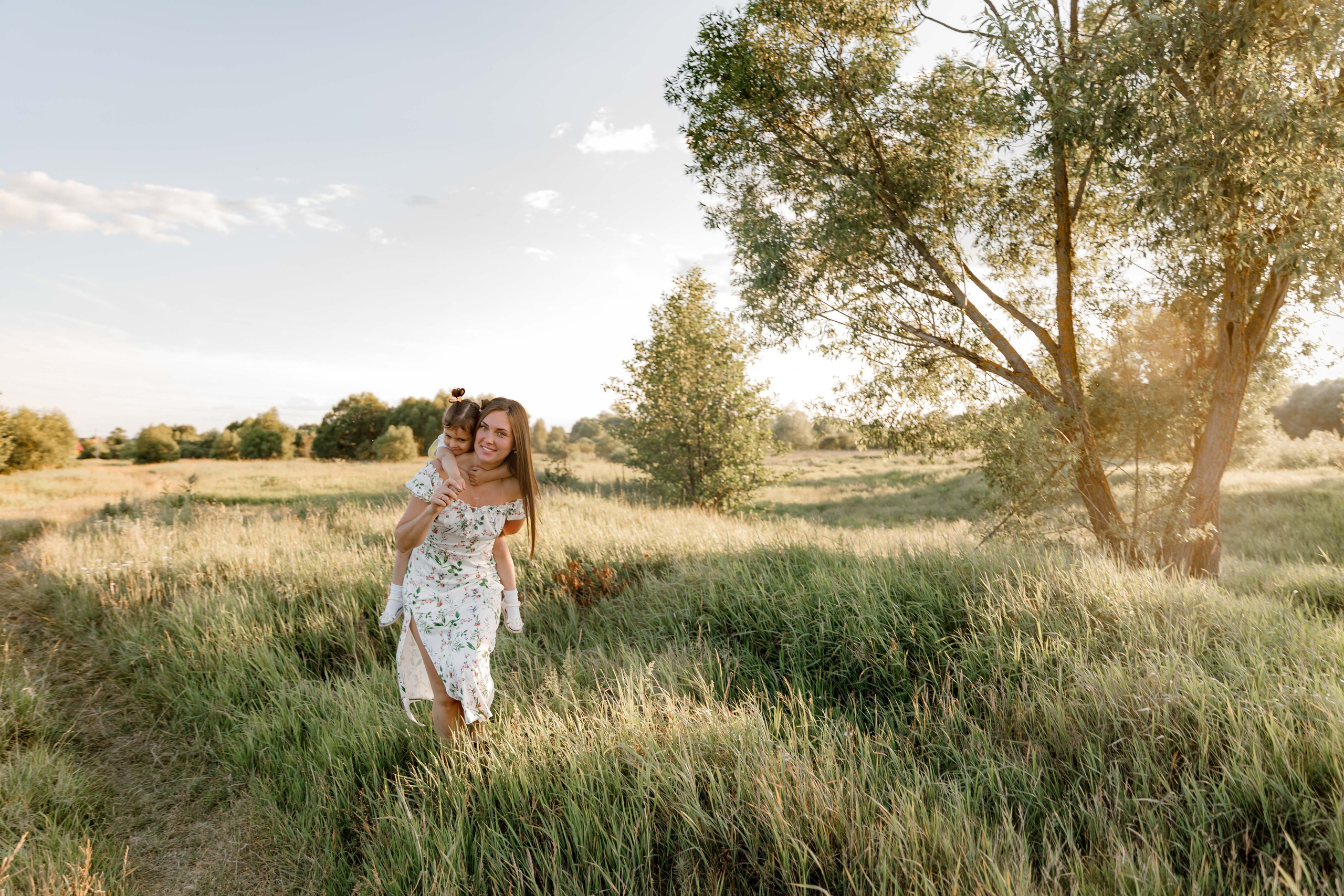 Ира с дочкой. Свадебный фотограф Евгения Девиченская