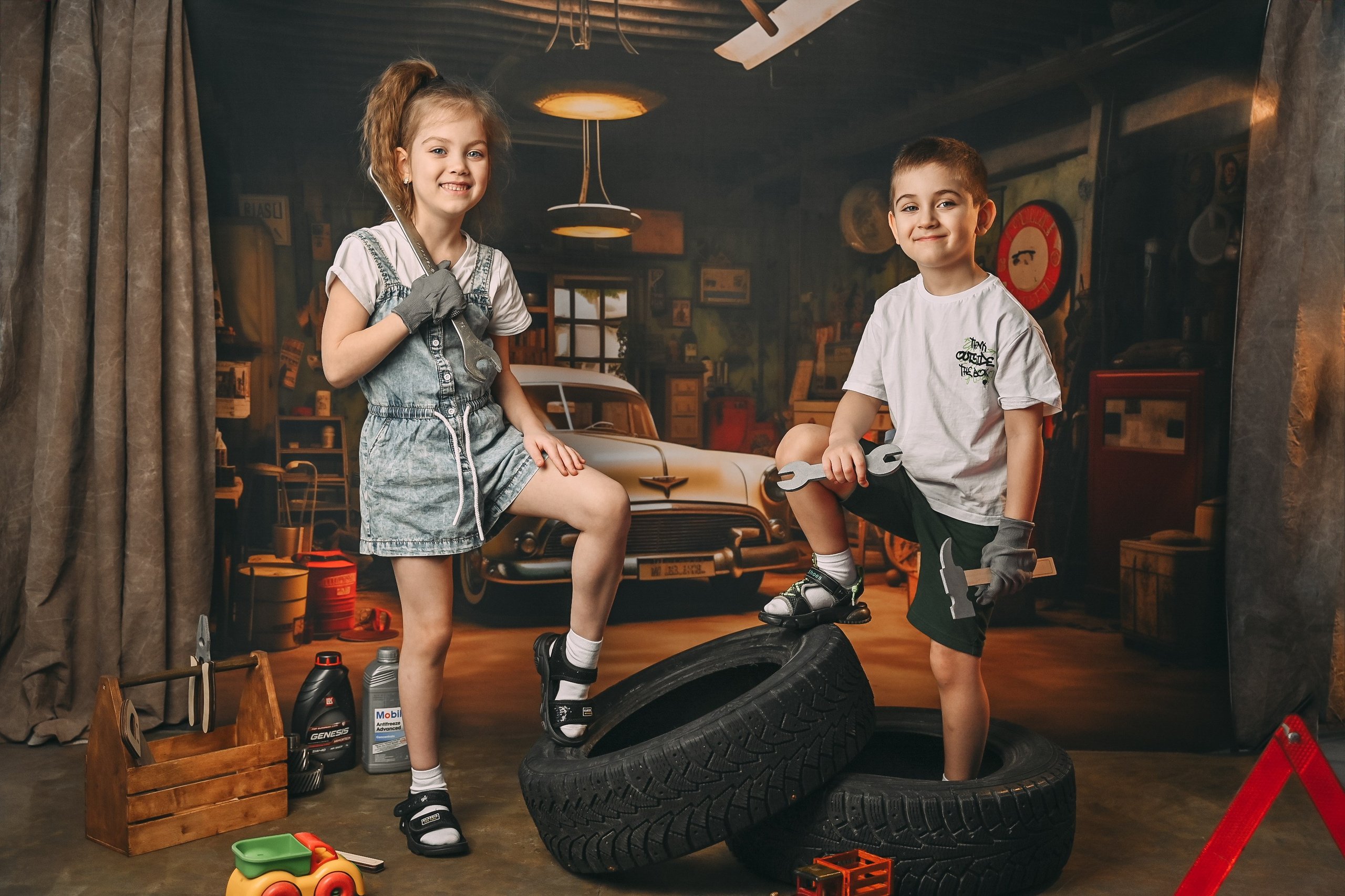 Гараж. Детский и семейный фотограф