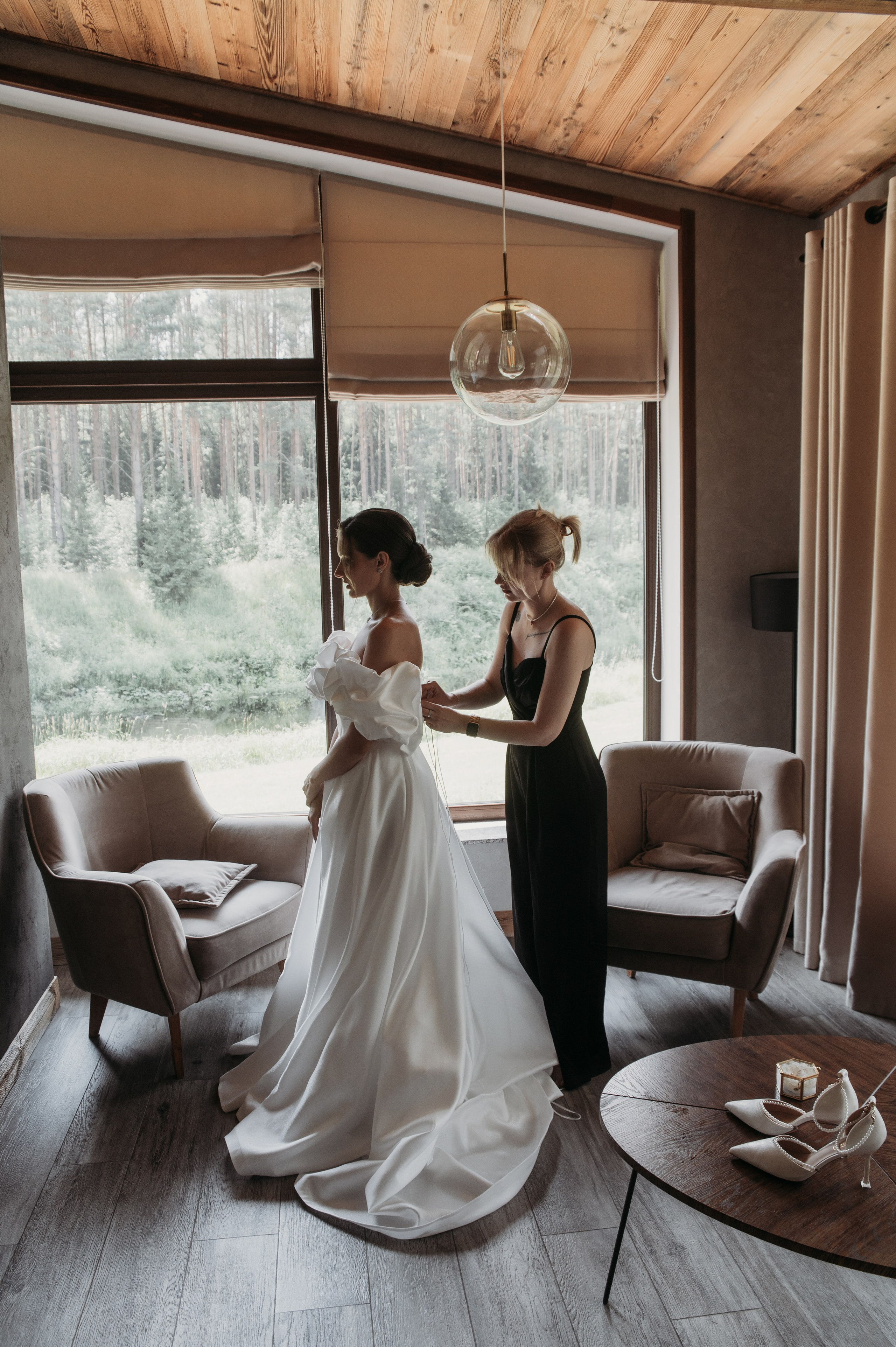 Свадебная фотосессия с утром невесты и красивым свадебным банкетом. Свадебный фотограф в Твери, Москве и Санкт-Петербурге Денисова Екатерина