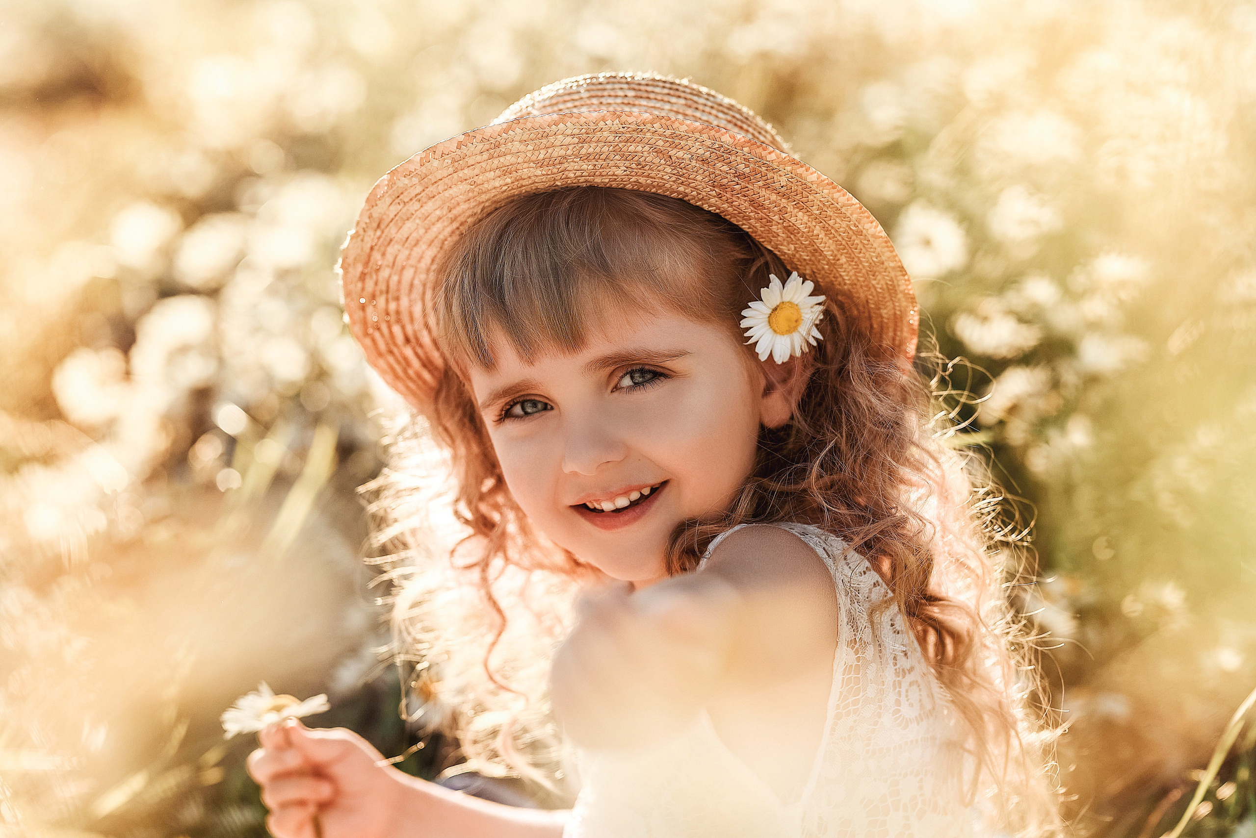 Настя (ромашки). Фотограф в Москве