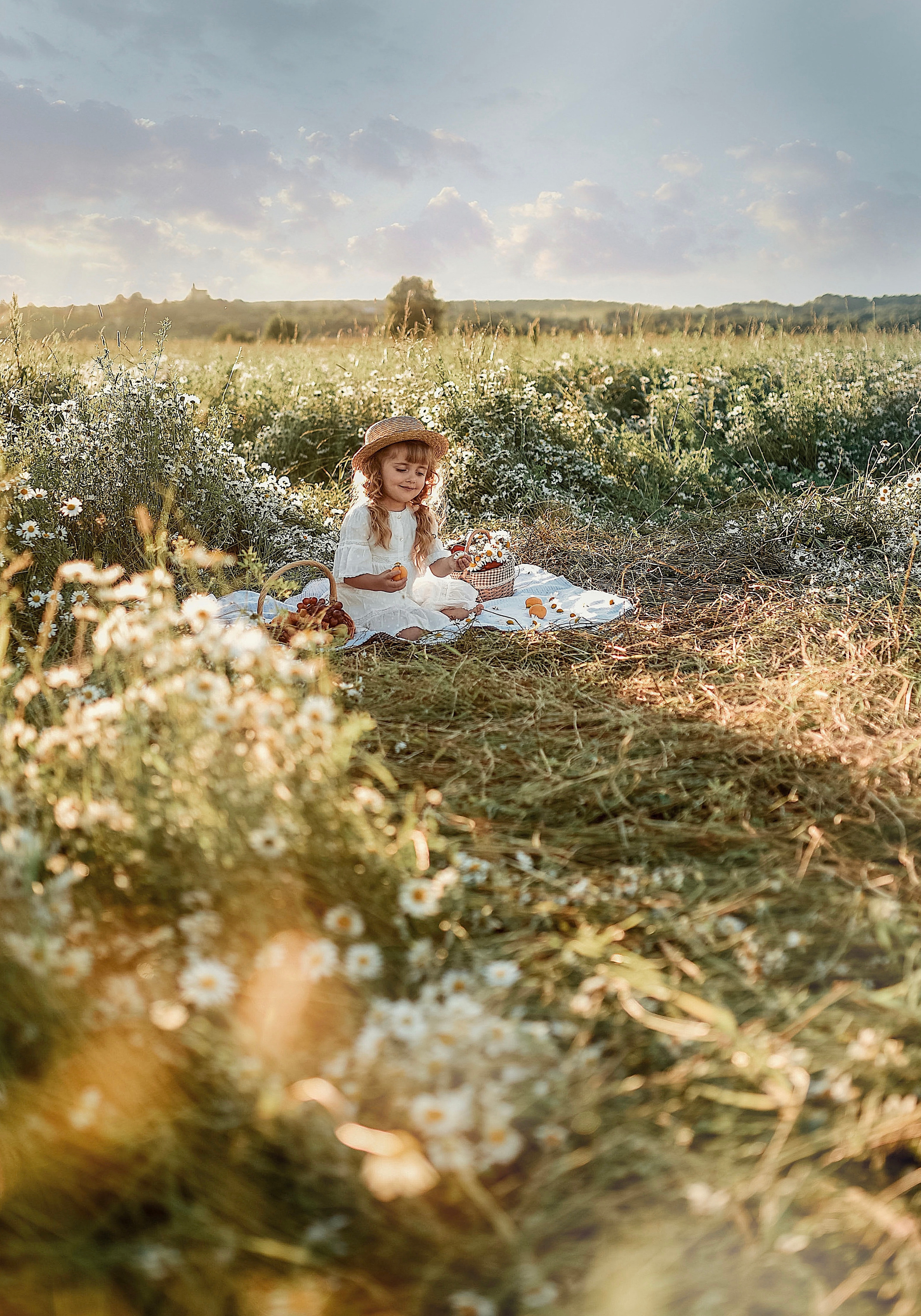 Настя (ромашки). Фотограф в Москве