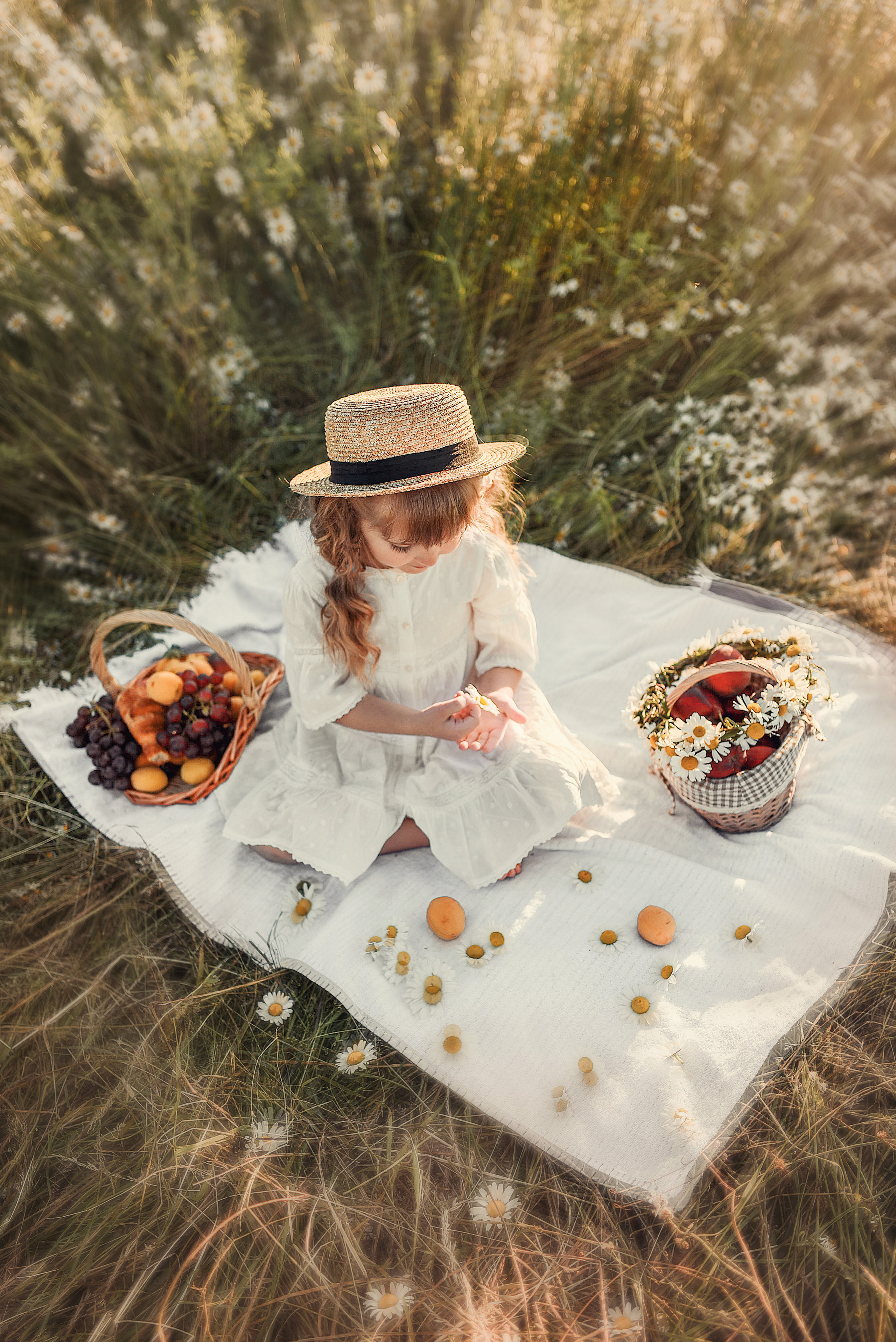 Настя (ромашки). Фотограф в Москве