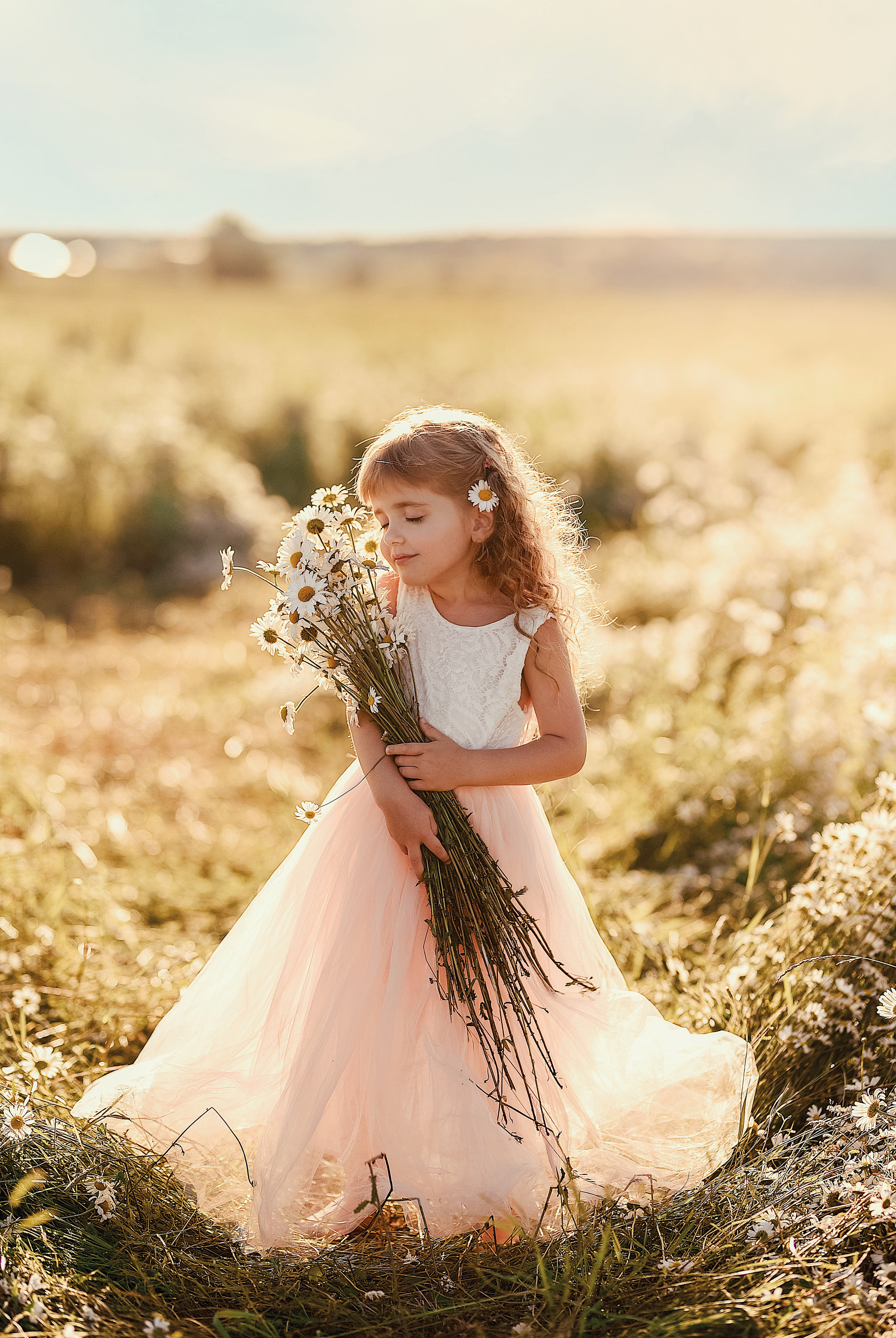 Настя (ромашки). Фотограф в Москве