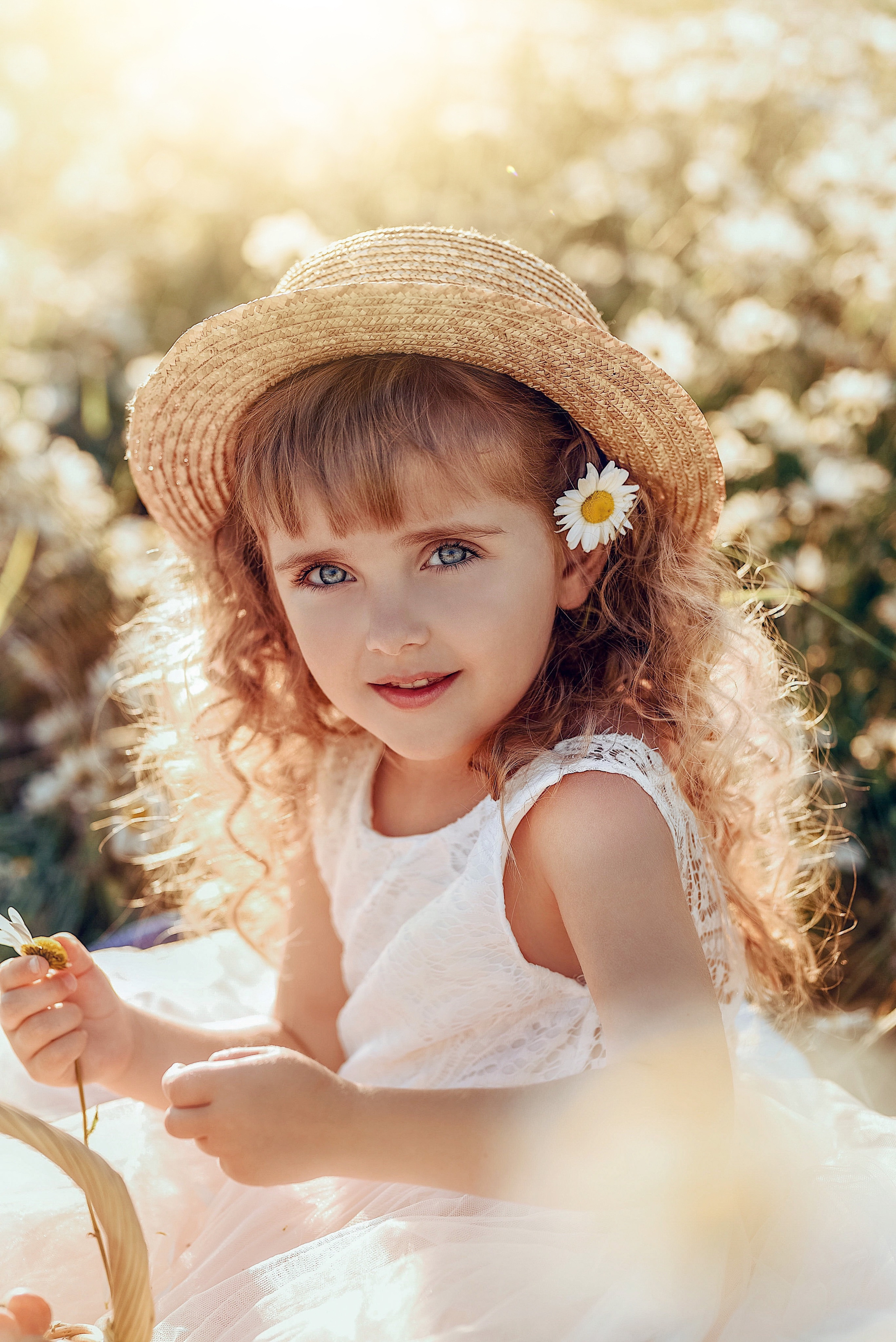 Настя (ромашки). Фотограф в Москве