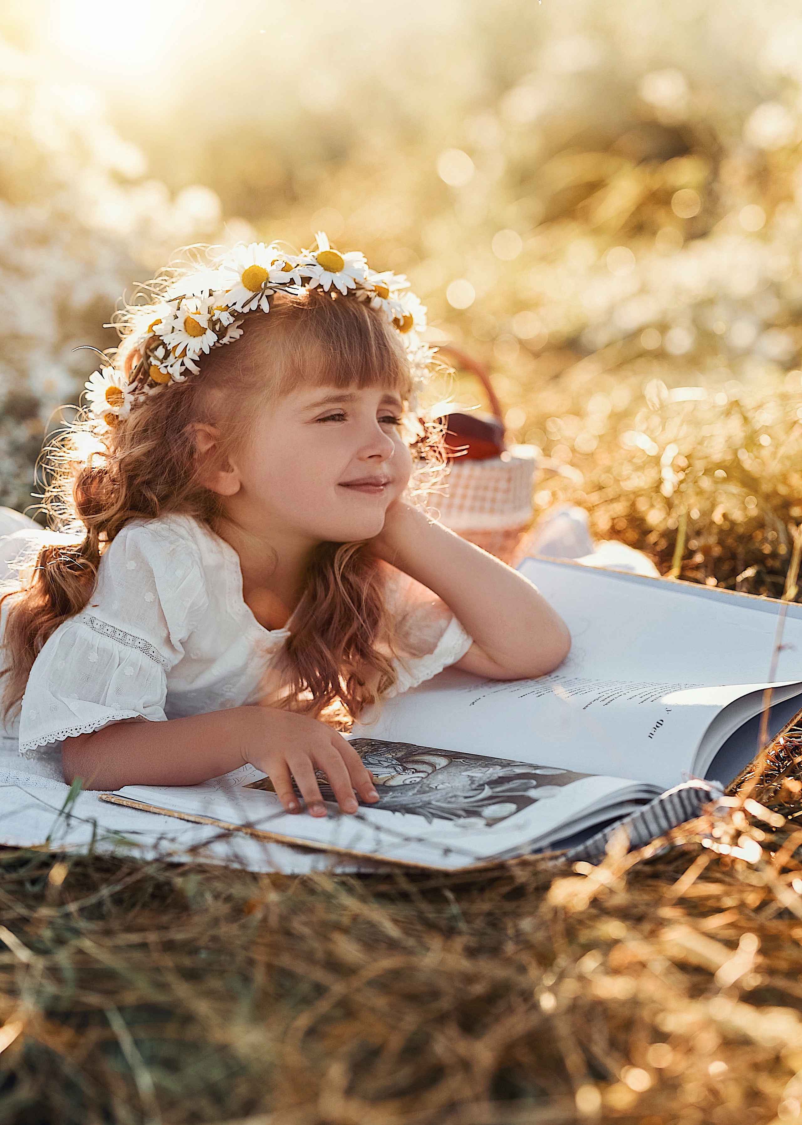 Настя (ромашки). Фотограф в Москве