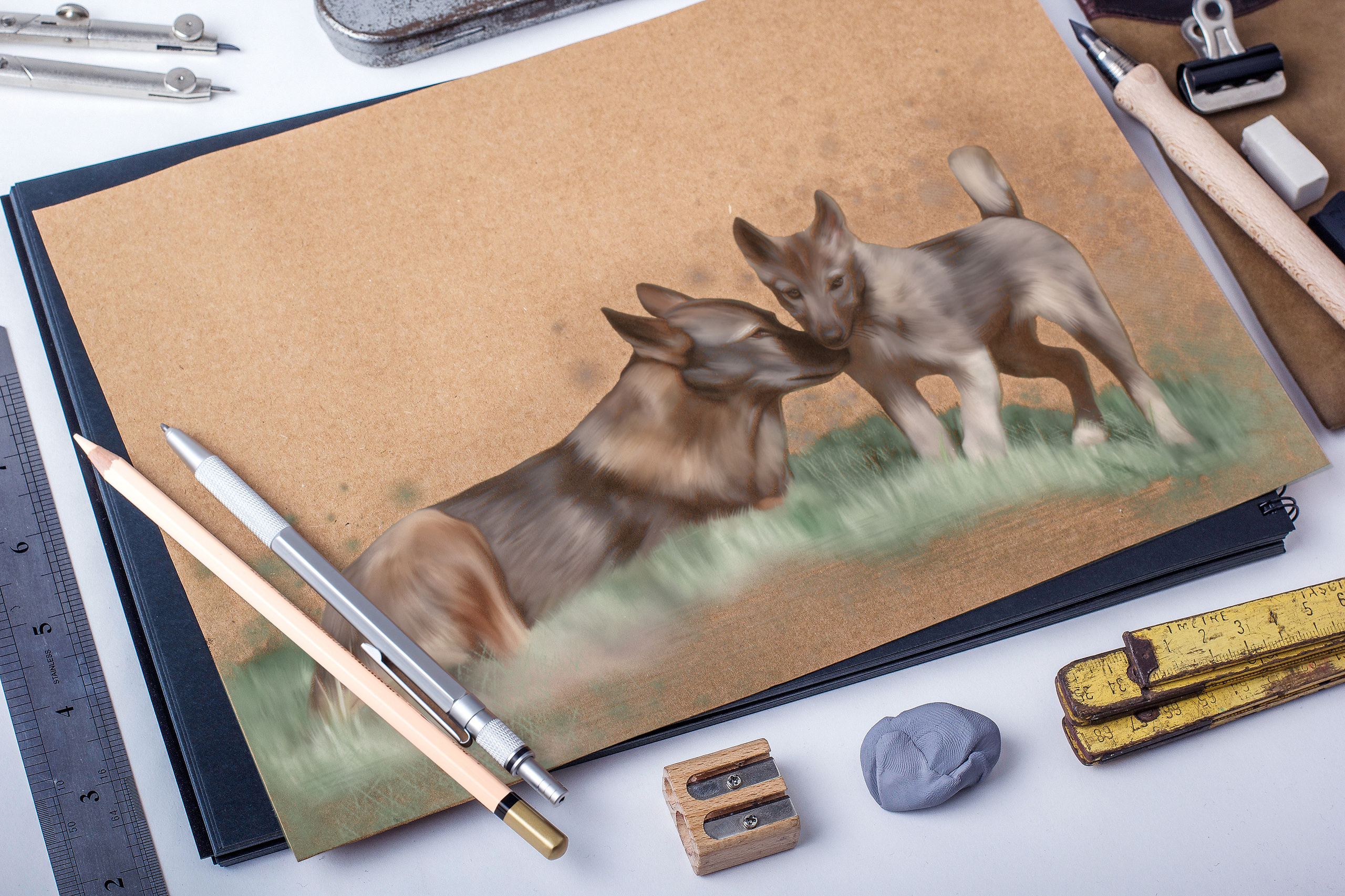 Цифровой портрет по фотографии в стиле масляной живописи Красноярск. Семейный и детский фотограф Красноярск Наталья Сташкевич