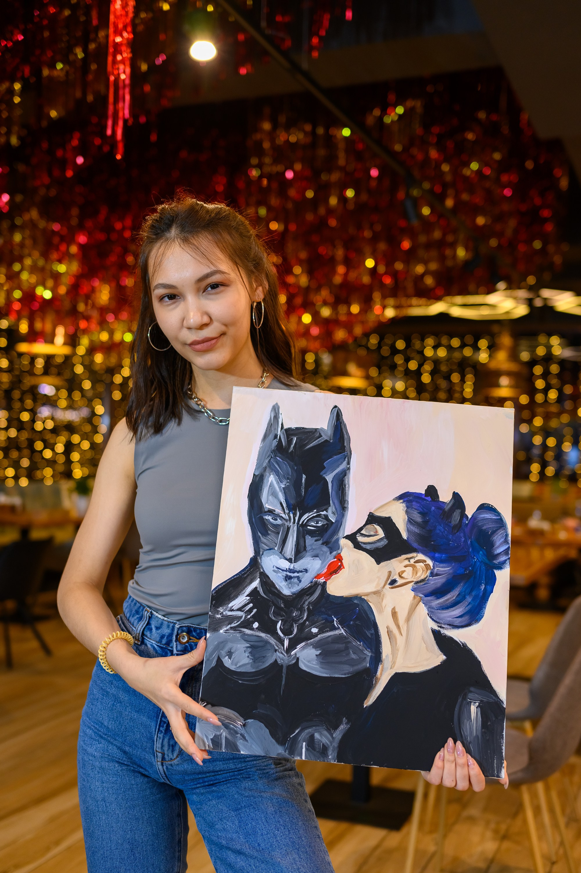 Репортажная съемка мастер-класса студии Art WOW в Казанском ресторане