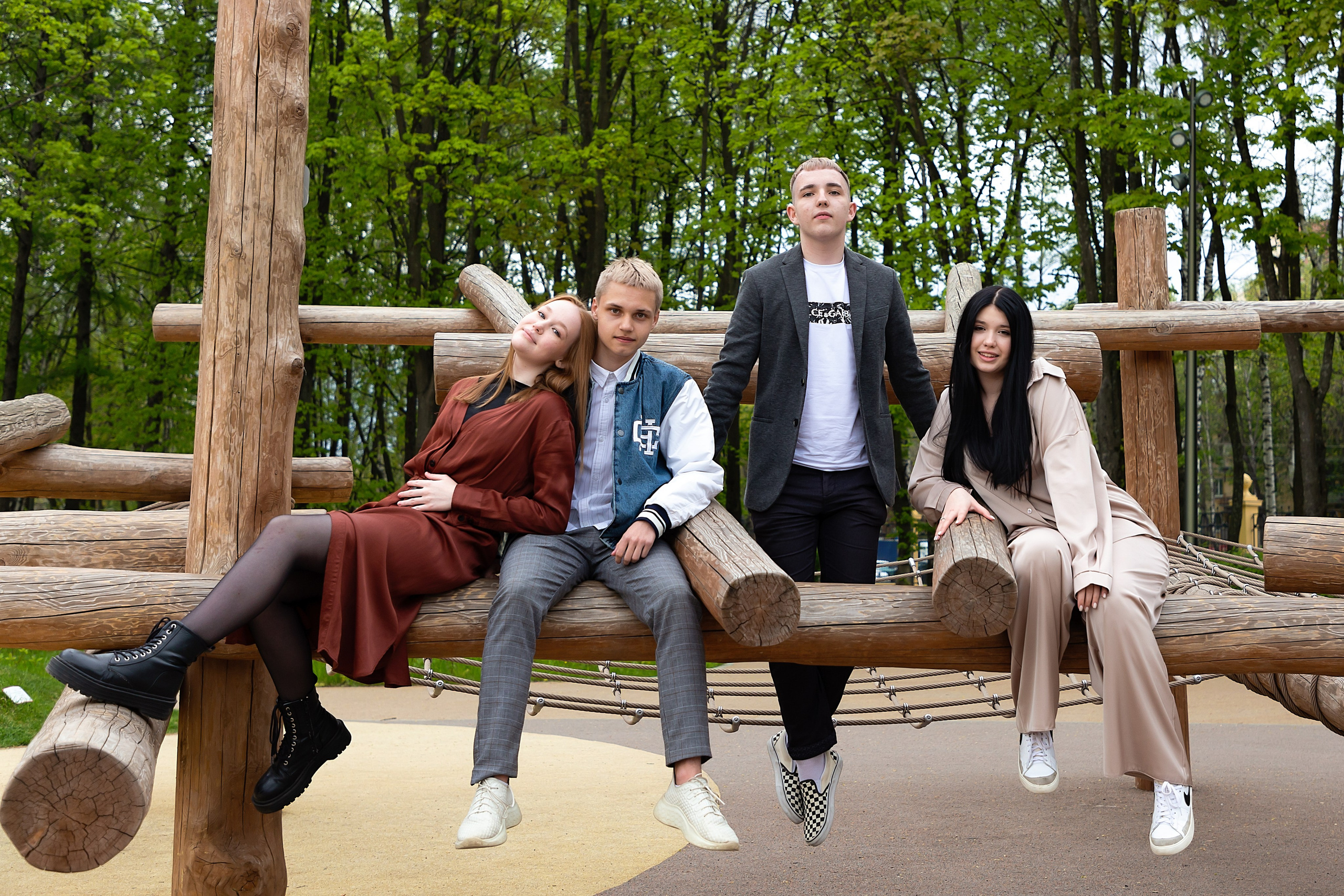 Съёмка в парке. Выпускные альбомы «Эврика» в Нижнем Новгороде