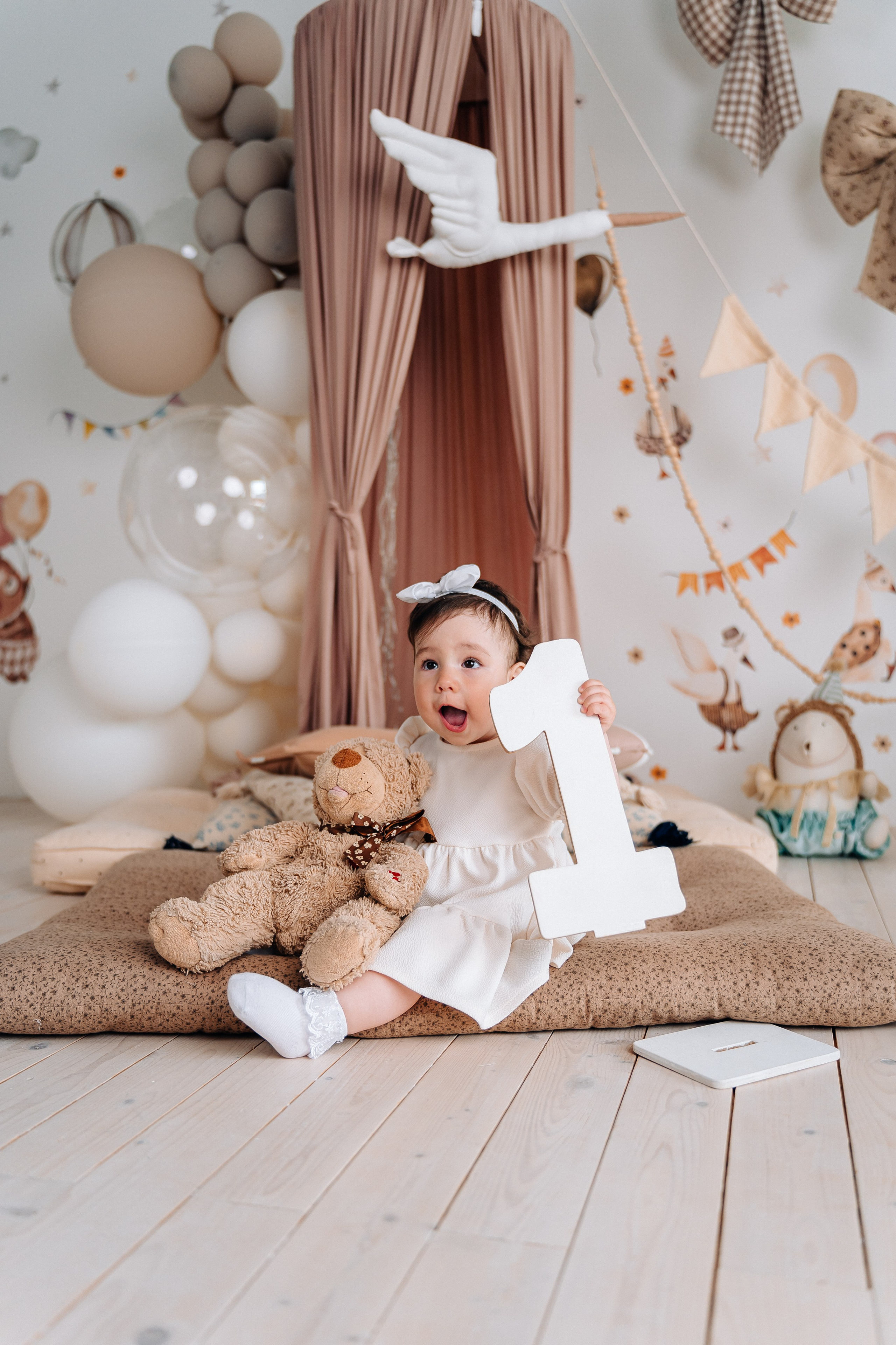 1 годик. «Лама» Детская фотостудия Уфа