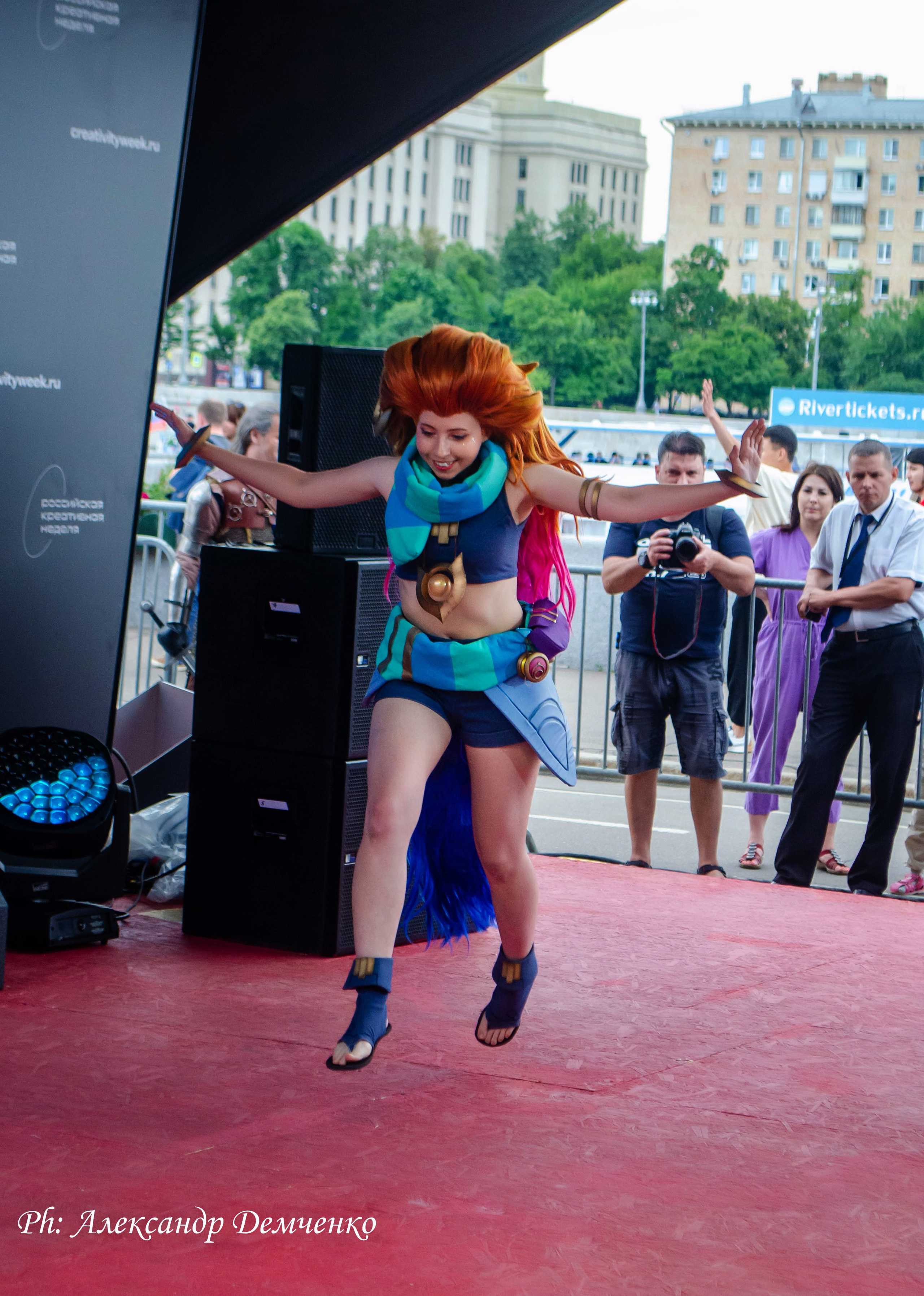 Фотосессия в Парке Горького на Лидеры молодого контента