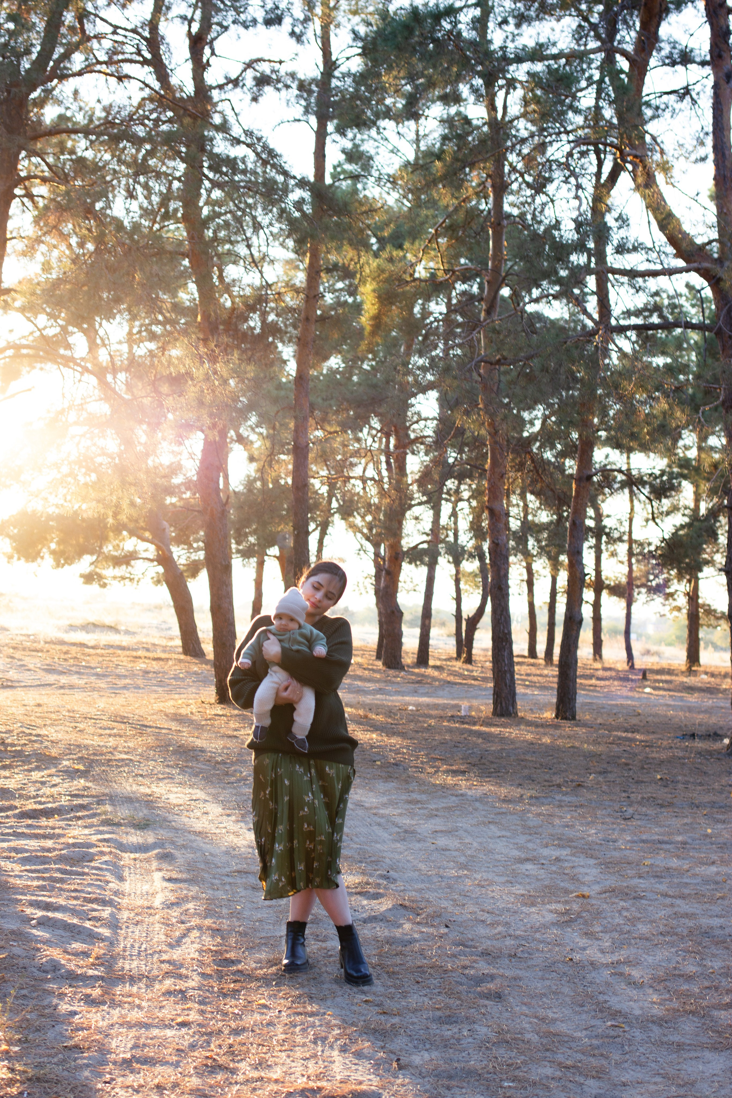 Семья лес. Newborn-barykina.ru