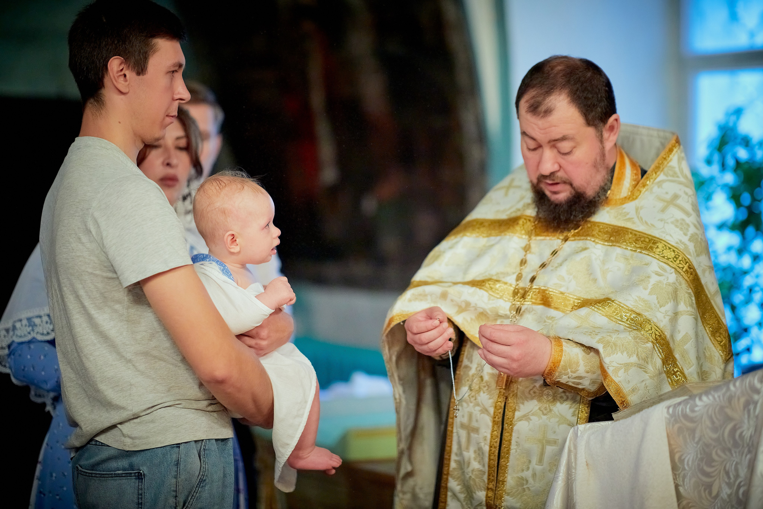 Крещение Егорушки. Семейный и детский фотограф в Ярославле Юлия Галашина