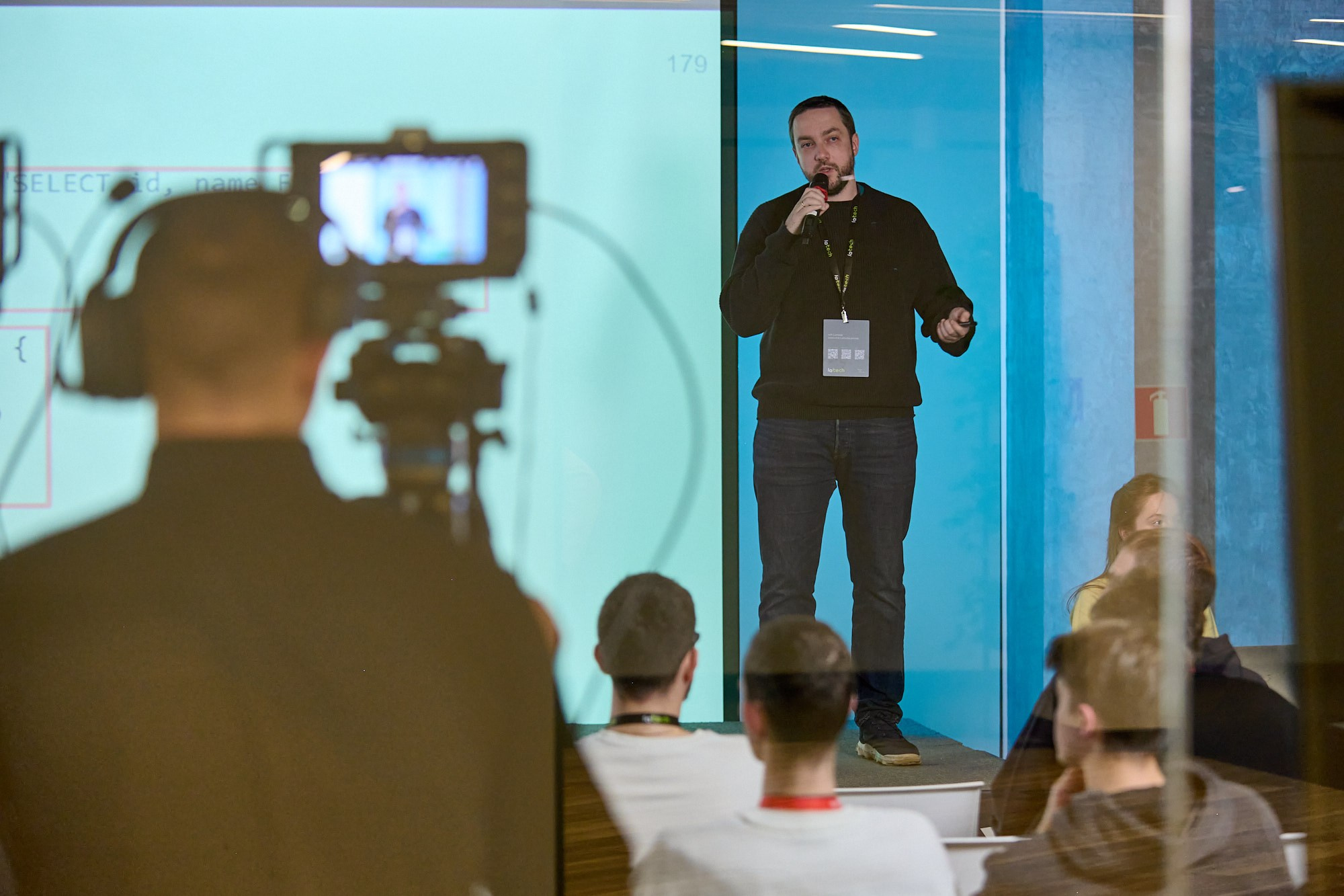 GoLang митап в Lamoda. Репортажный фотограф в Москве Вадим Францев