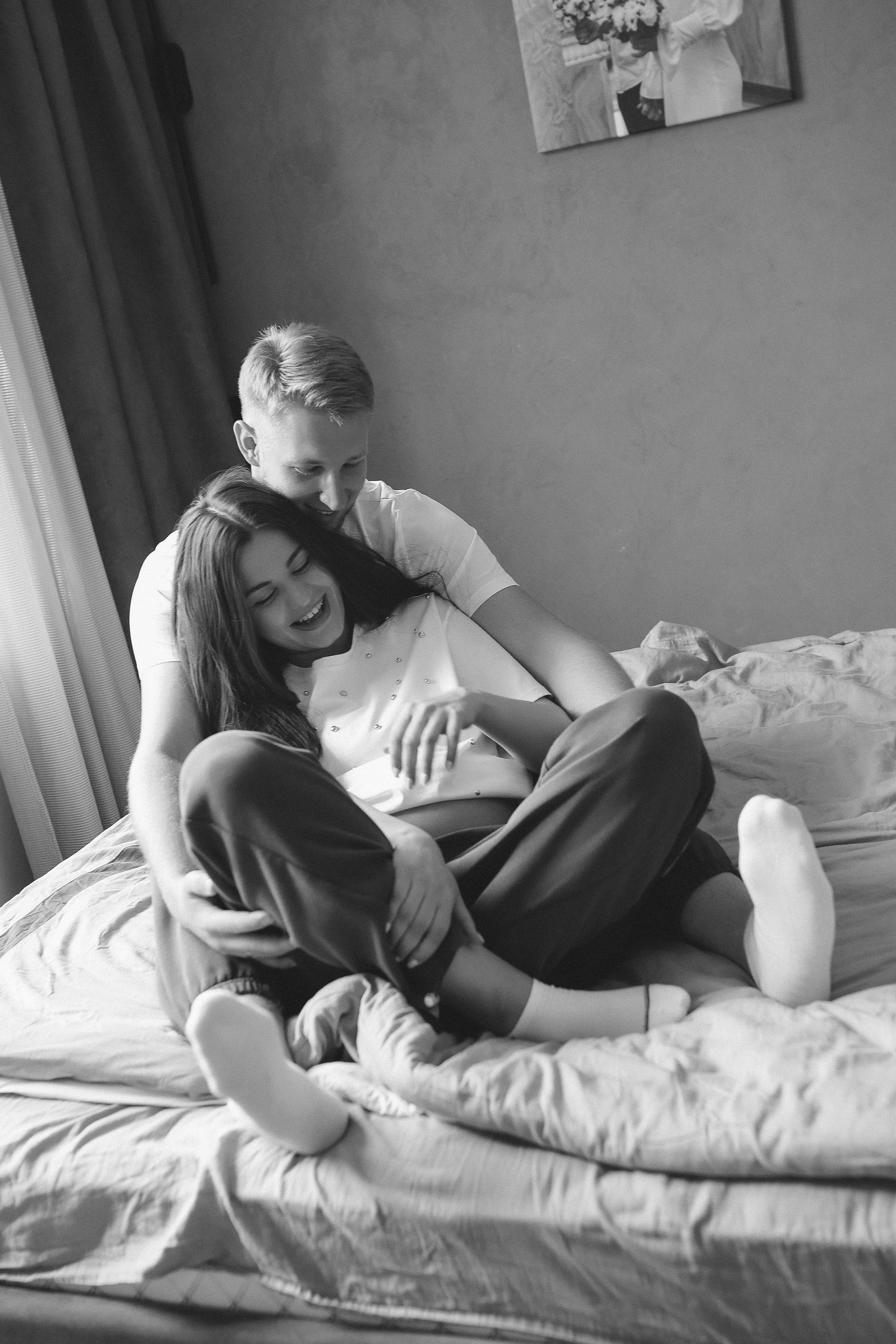 Семья Насти, Илья и животика. Фотограф Самара Лена Мандарин