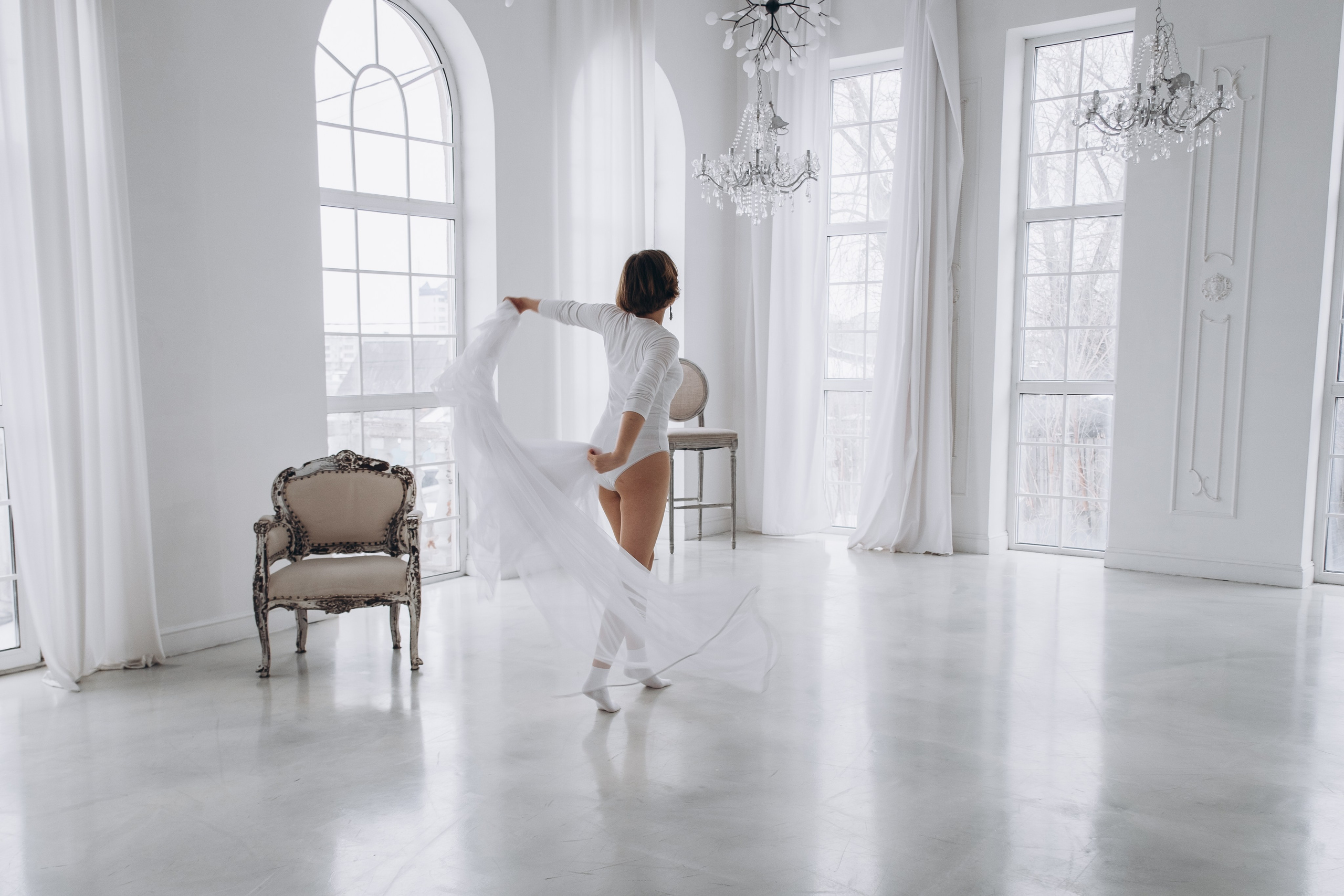 Воздушная с тканями. Фотограф в Иркутске Анна Мирошникова