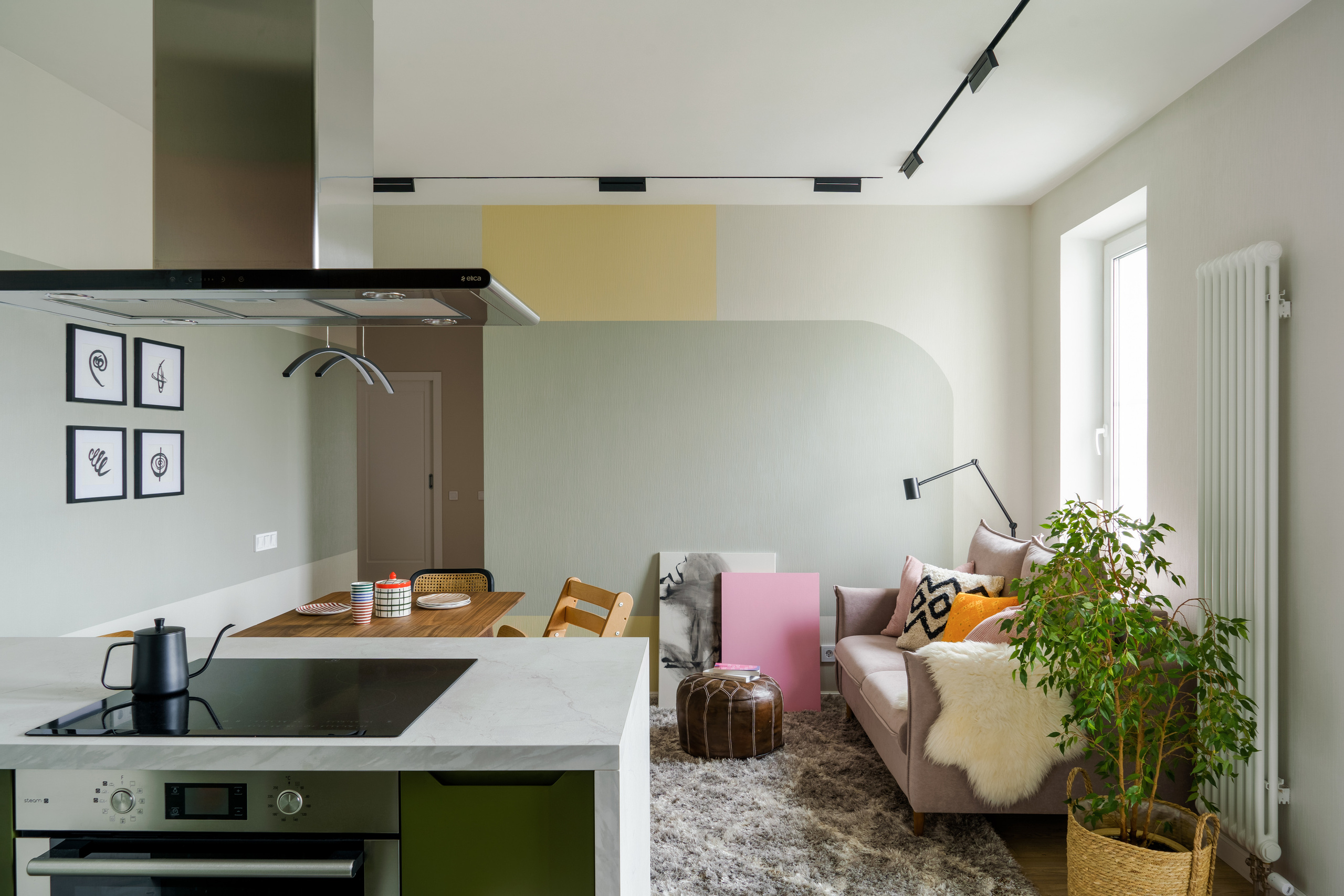 КВАРТИРА В ПРИГОРОДЕ, 72 м². Дизайнер интерьера, Санкт-Петербург