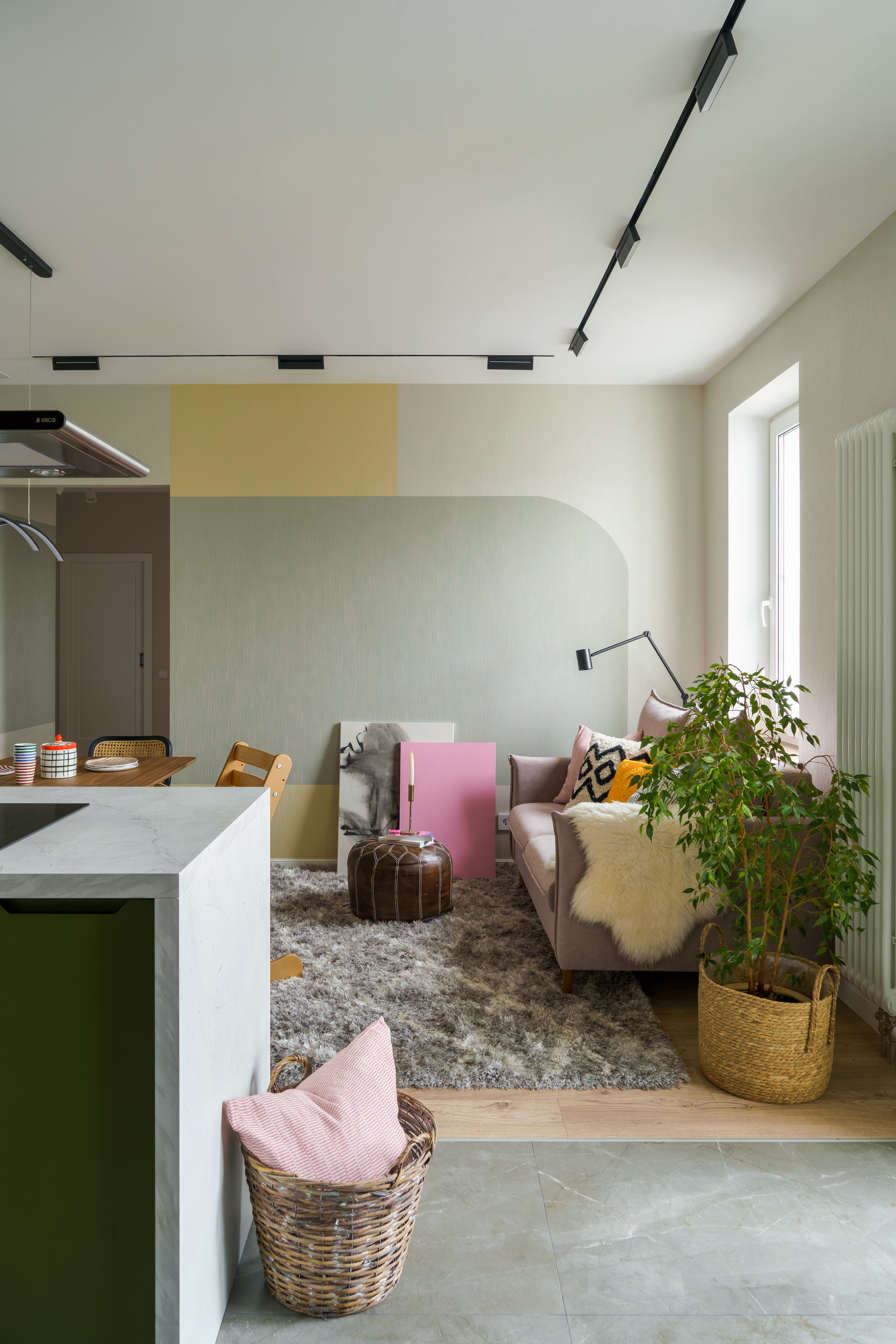 КВАРТИРА В ПРИГОРОДЕ, 72 м². Дизайнер интерьера, Санкт-Петербург