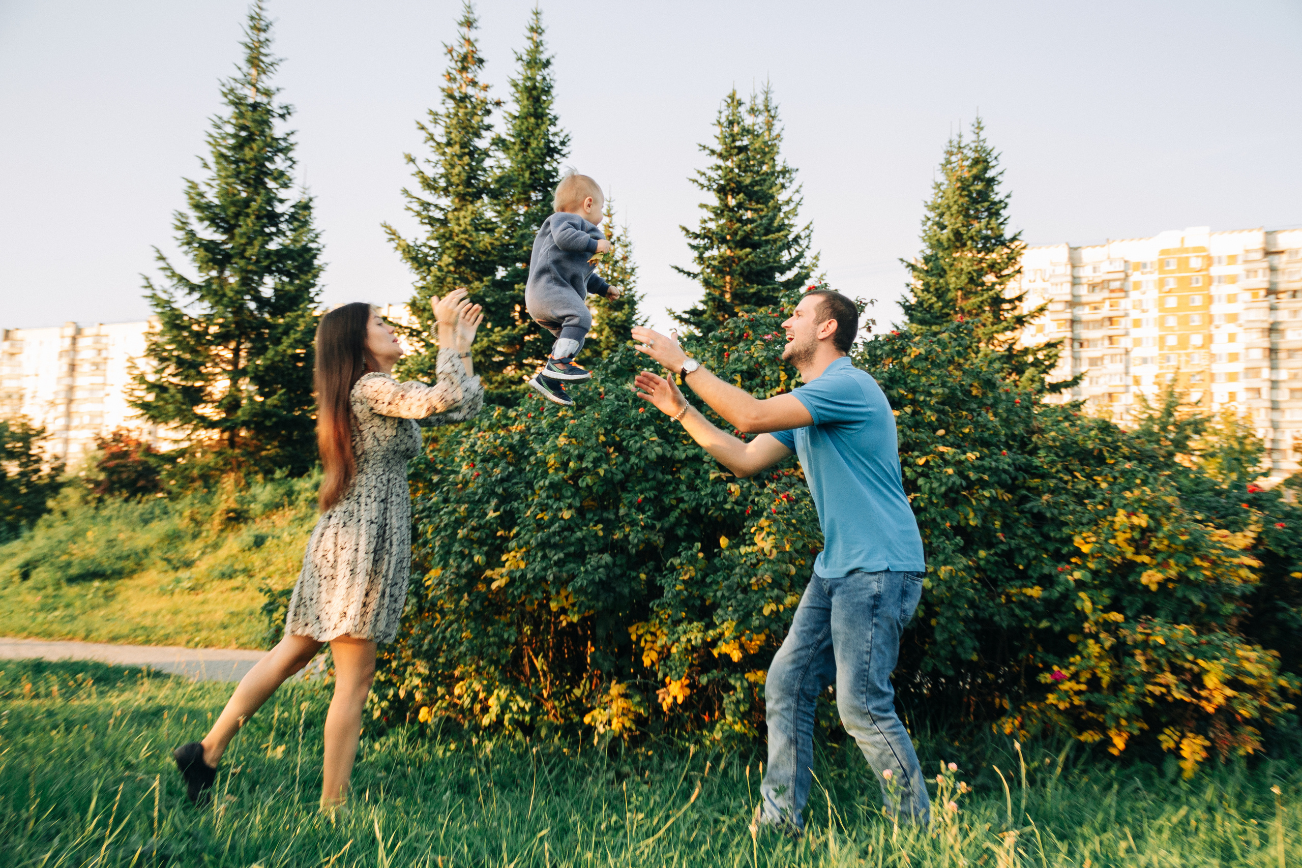 Настя Кирилл и годовалый Саня). Фотограф в Москве Проймин Алексей