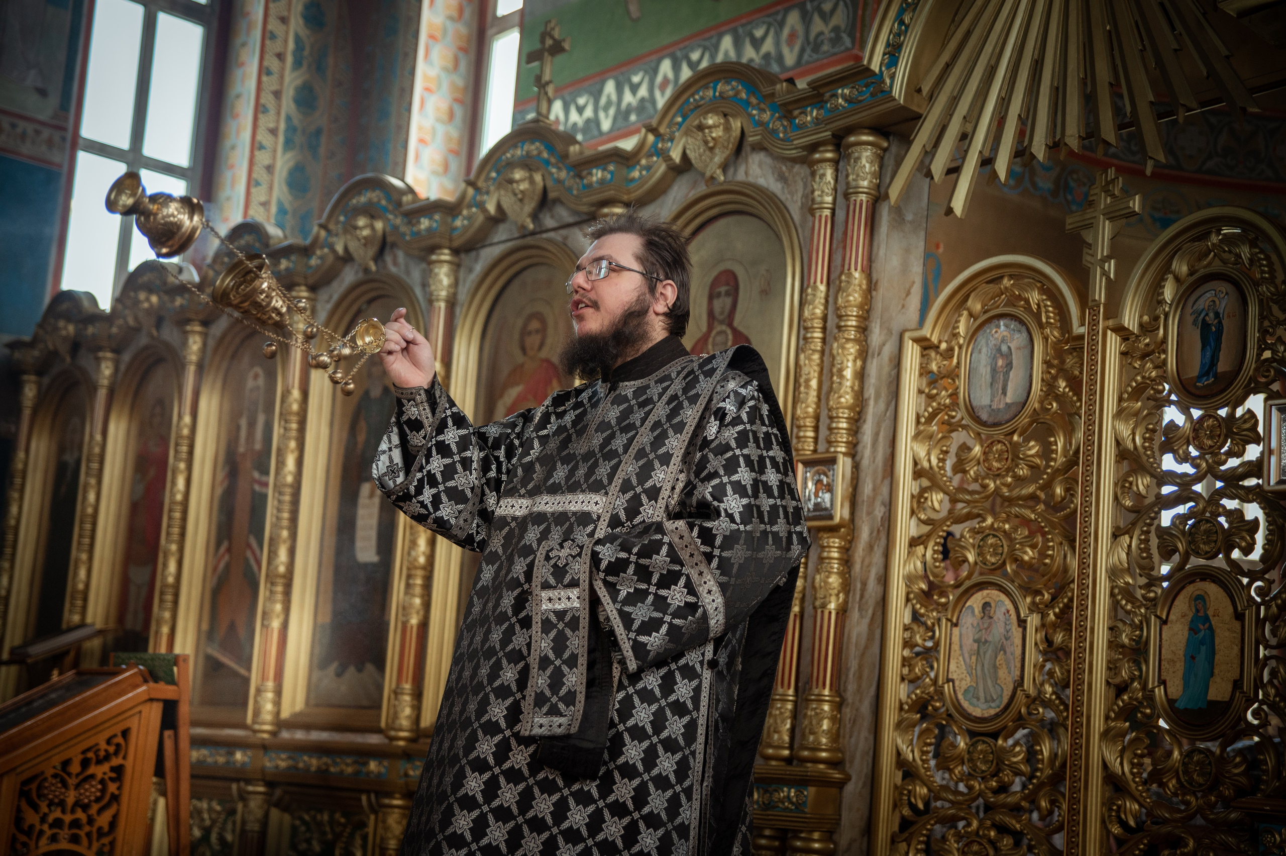 Преждеосвящение Даров. Храм Серафима Саровского. Церковный, семейный и репортажный фотограф Волгоград, Волжский