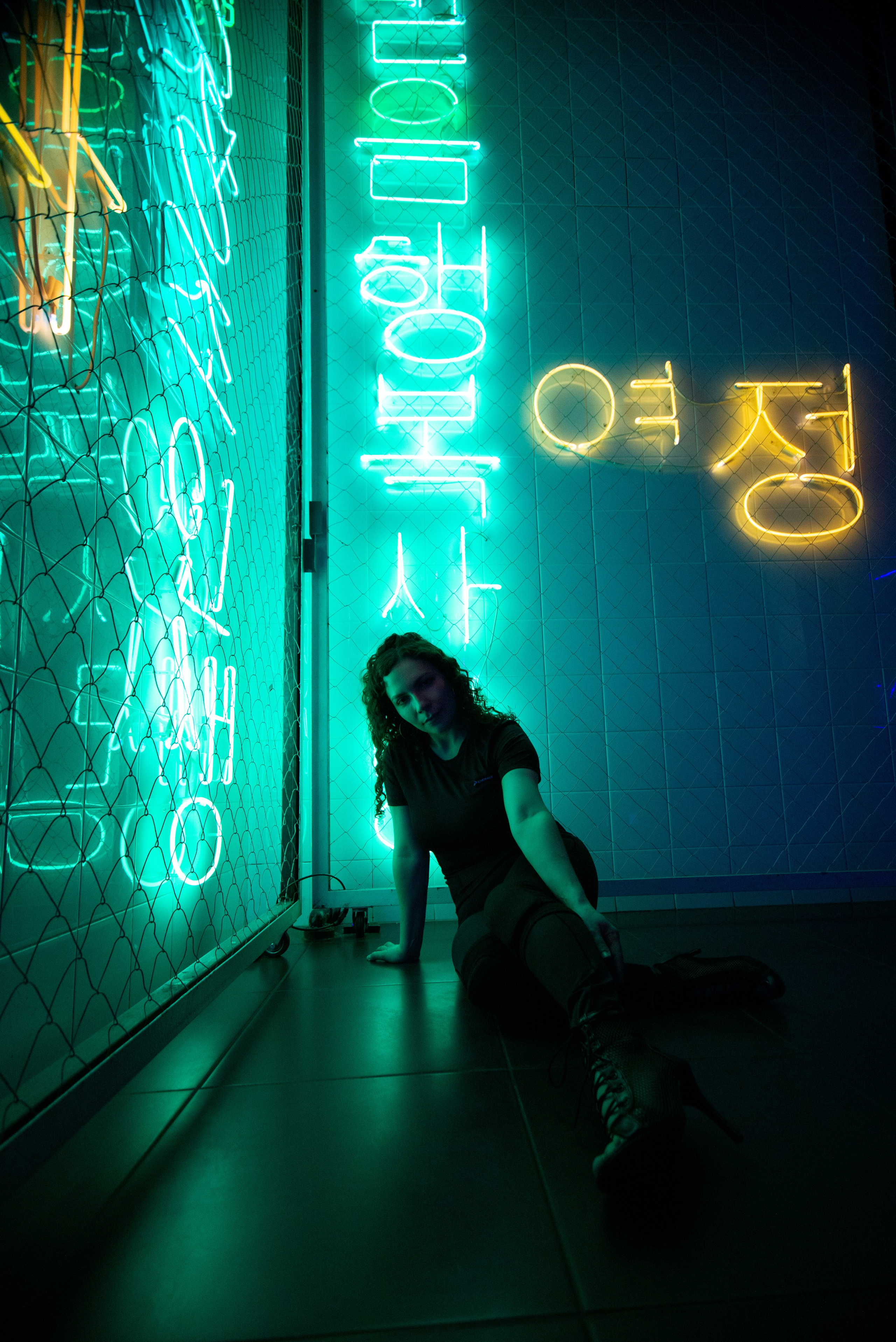 Анна в стиле киберпанк. Фотограф и дизайнер в Москве Екатерина Лобачева