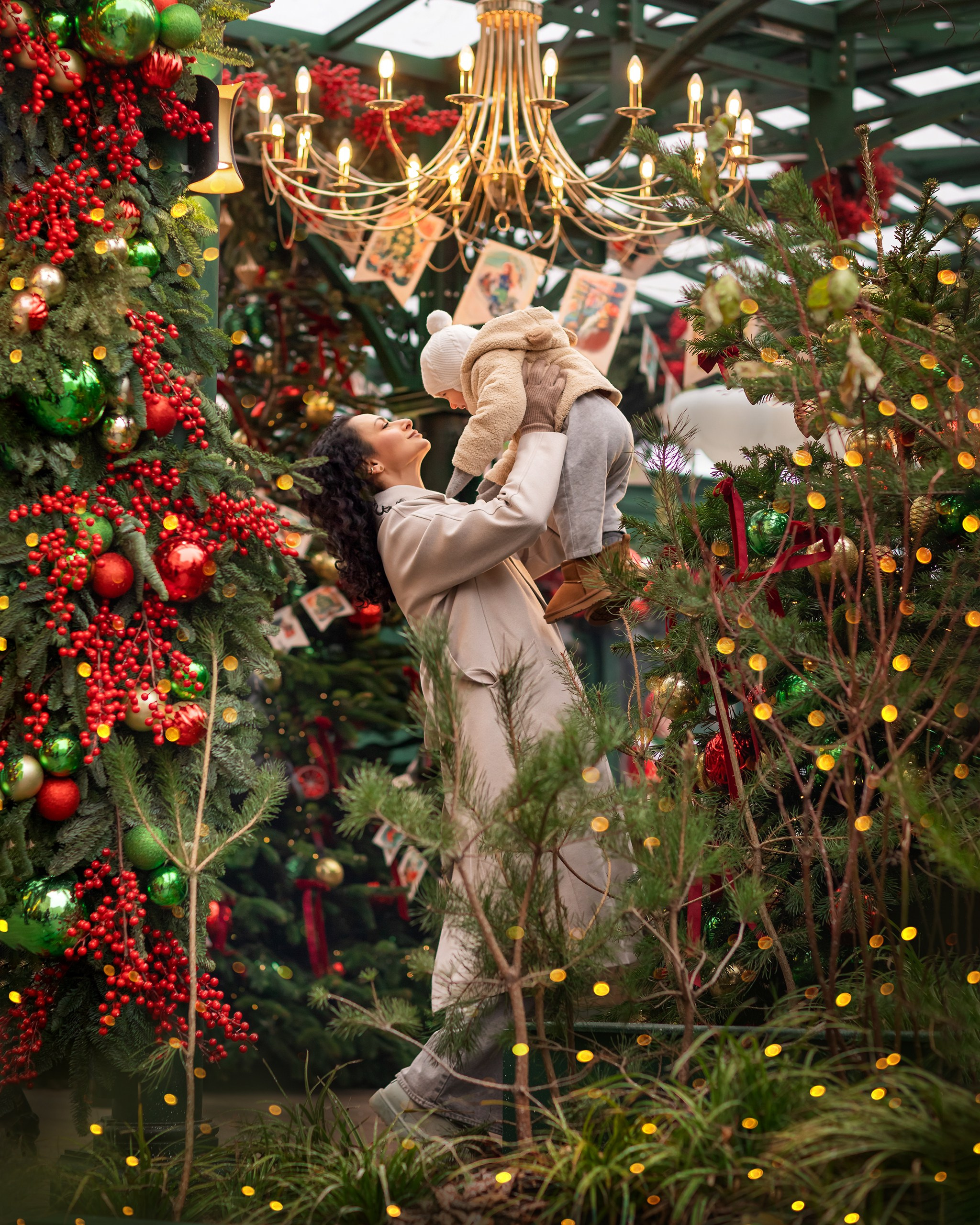 Новогодняя прогулка. Детский и семейный фотограф Елена Михайлова в Москве