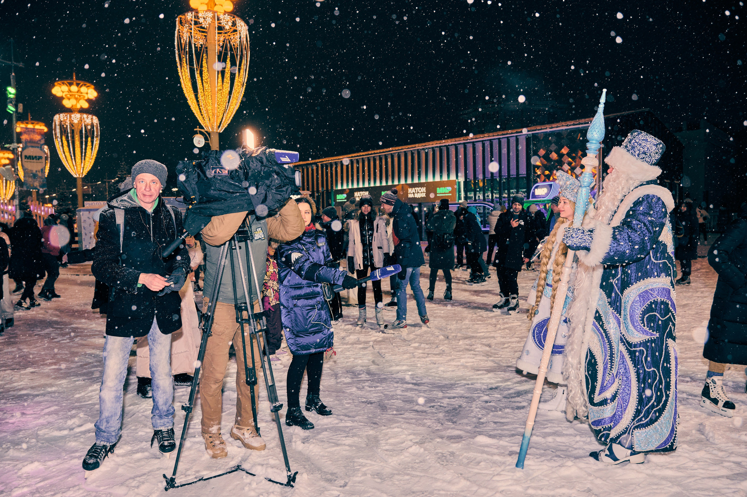 Линия жизни и Дед Мороз на ВДНХ. Никита Хохловский фото и видео продакшн