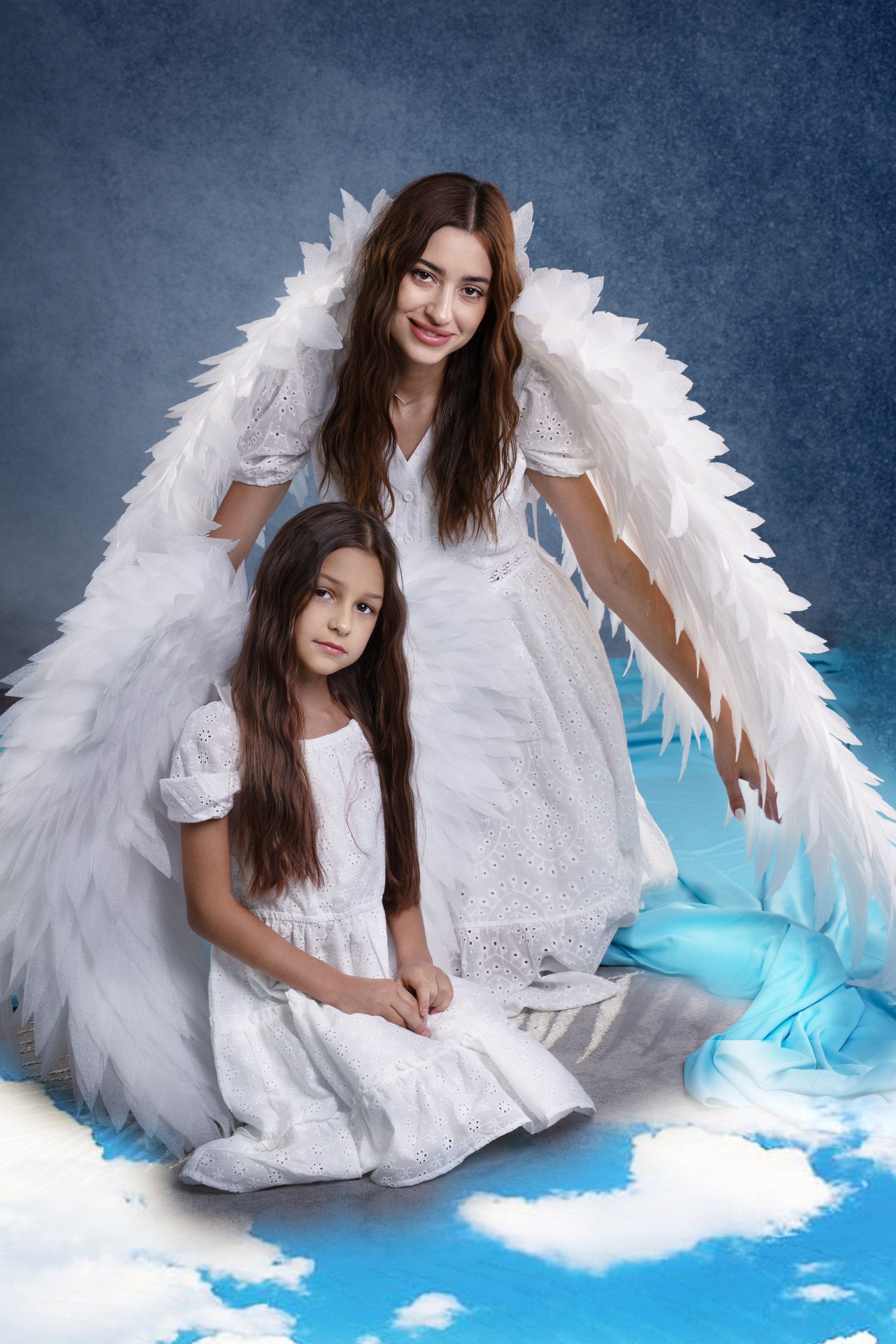 Ангельская сьемка (мама-дочь). Главная