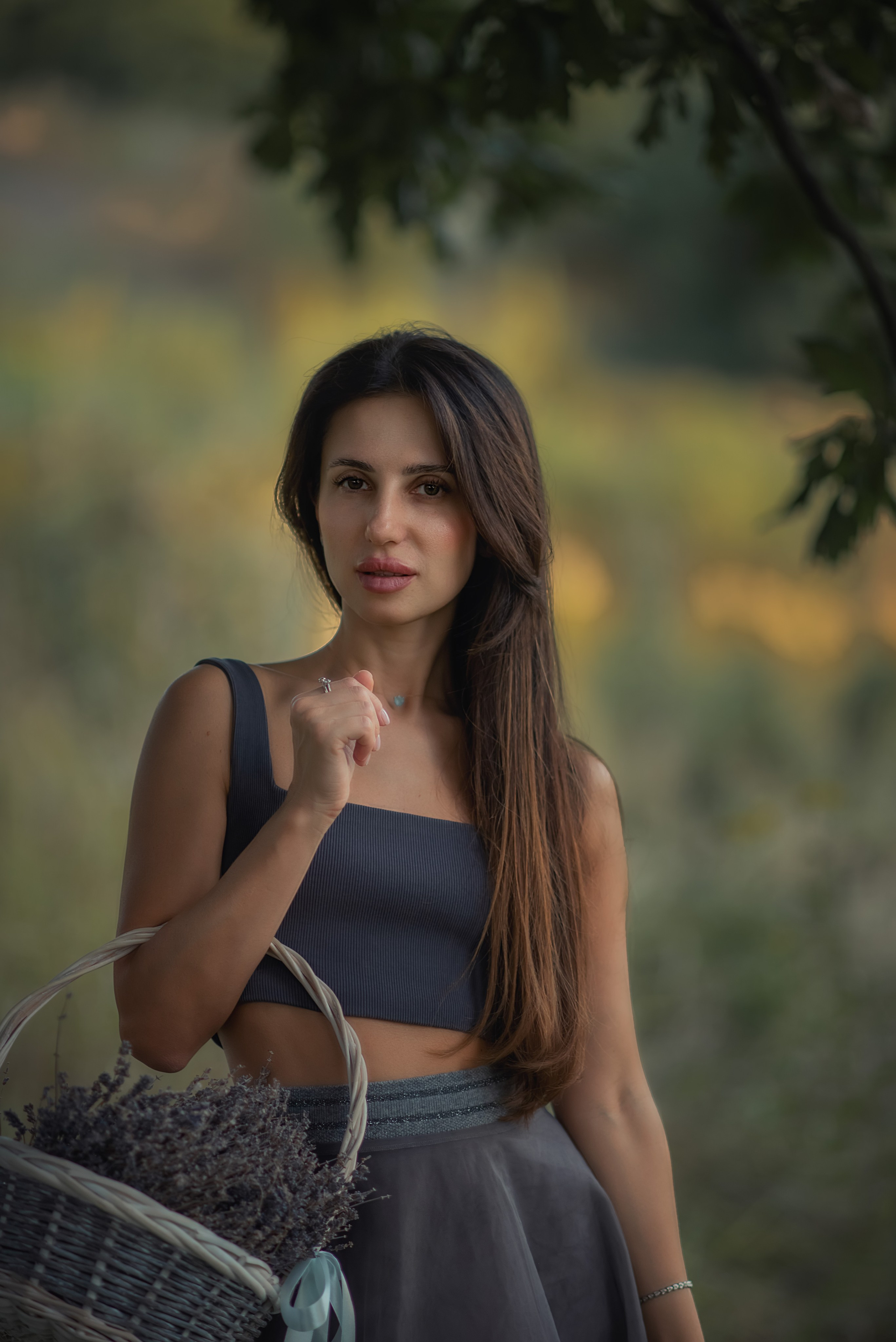 Анна с корзинкой. Семейный, детский и женский фотограф в Ростове-на-Дону Кирилина Екатерина