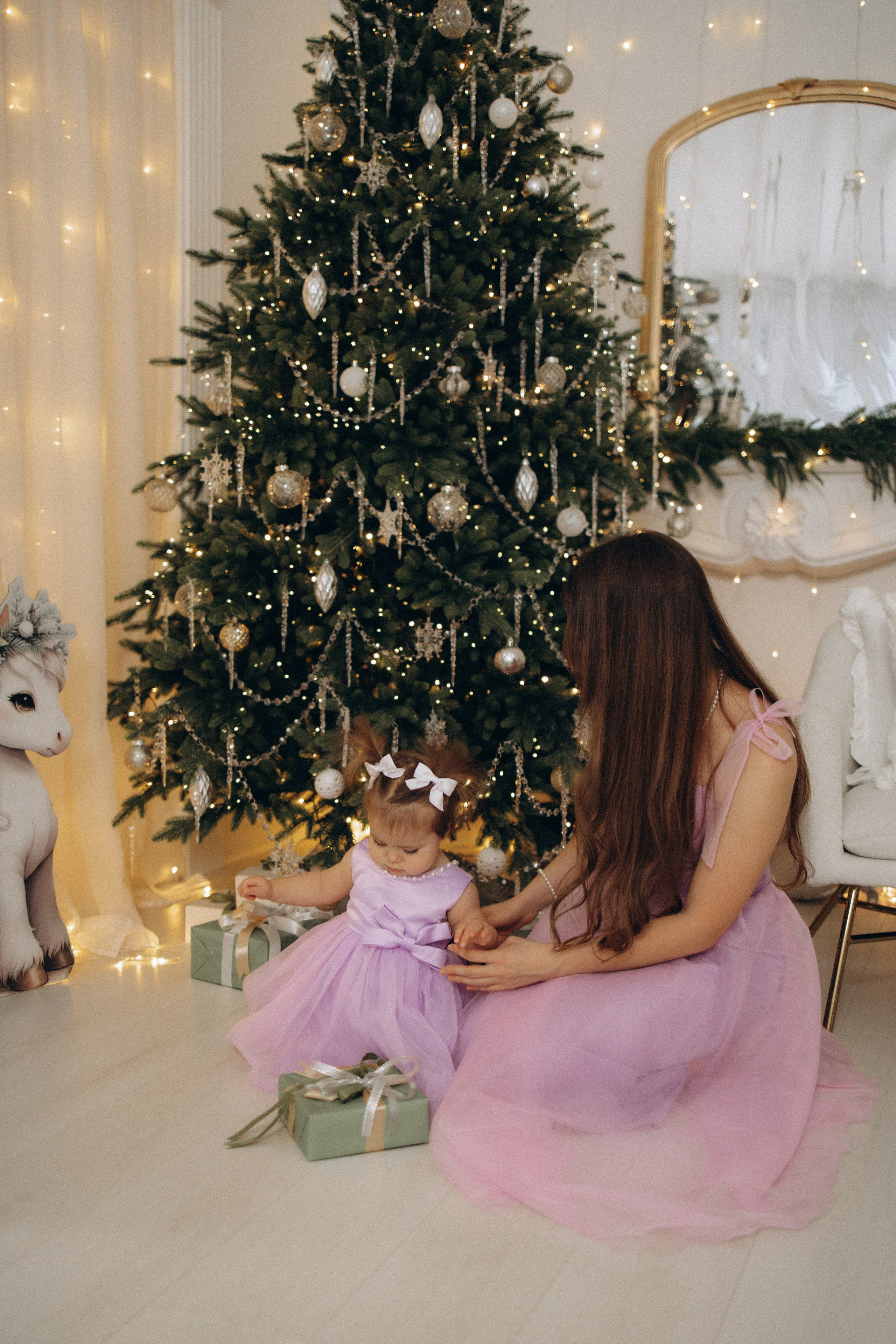 Новый год маленькой Анечки. Семейный фотограф в Москве Анастасия Шалда