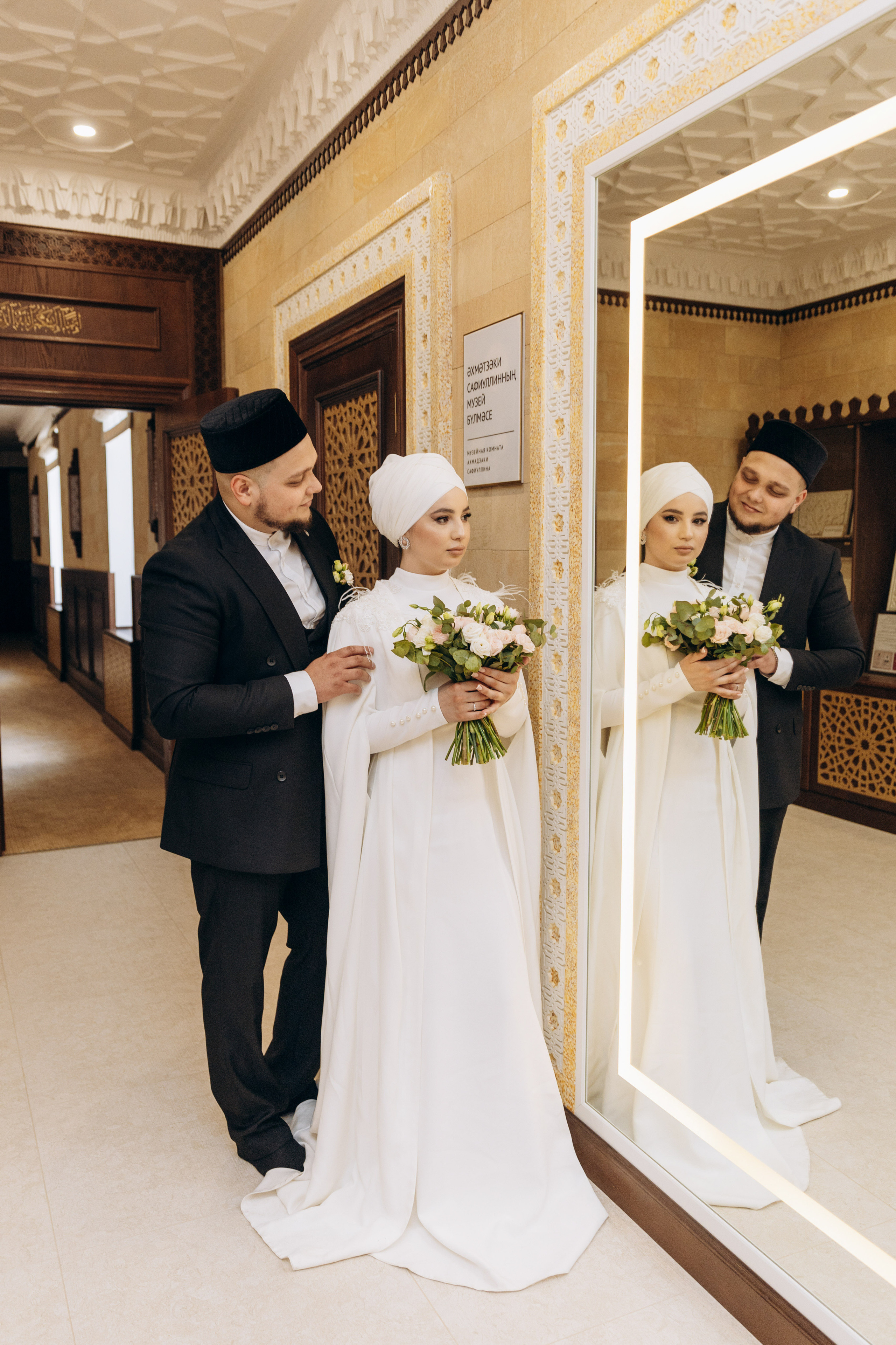 никах в мечети Ахмадзаки,  фотосессия в мечети Ахмадзаки, фотограф на никах Казань Ranas4you, образ невесты на никах, завязывание платка Казань, платье на никах Казань, фотограф на мусульманские свадьбы Ranas4you
