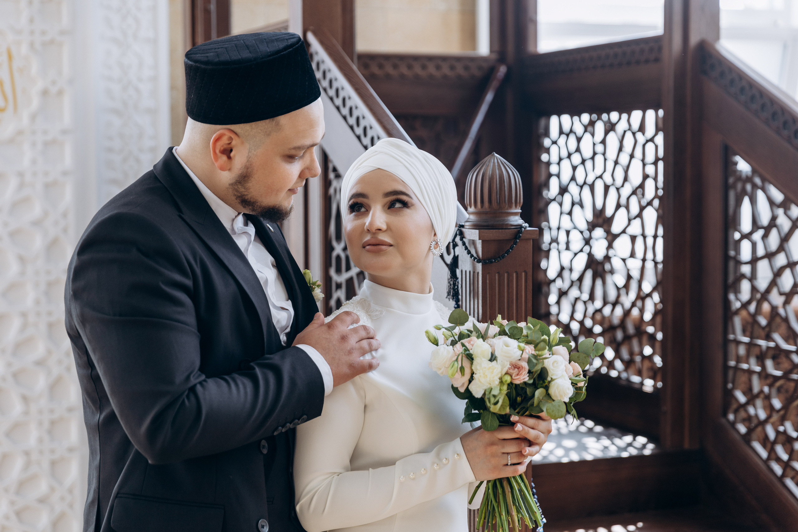 никах в мечети Ахмадзаки,  фотосессия в мечети Ахмадзаки, фотограф на никах Казань Ranas4you, образ невесты на никах, завязывание платка Казань, платье на никах Казань, фотограф на мусульманские свадьбы Ranas4you