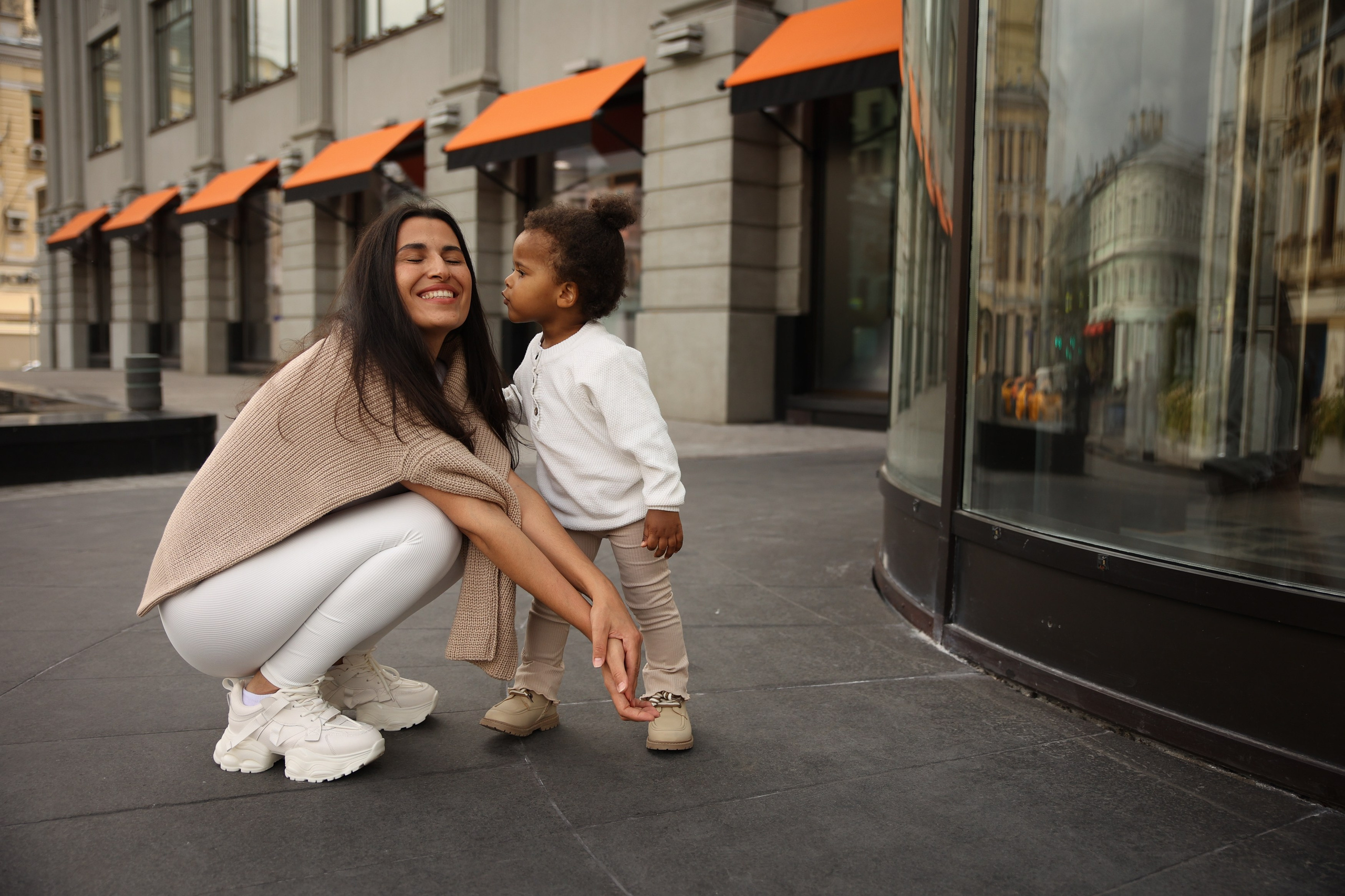 Фотосессия в Москве мама и дочка. Фотограф Владимир Москва