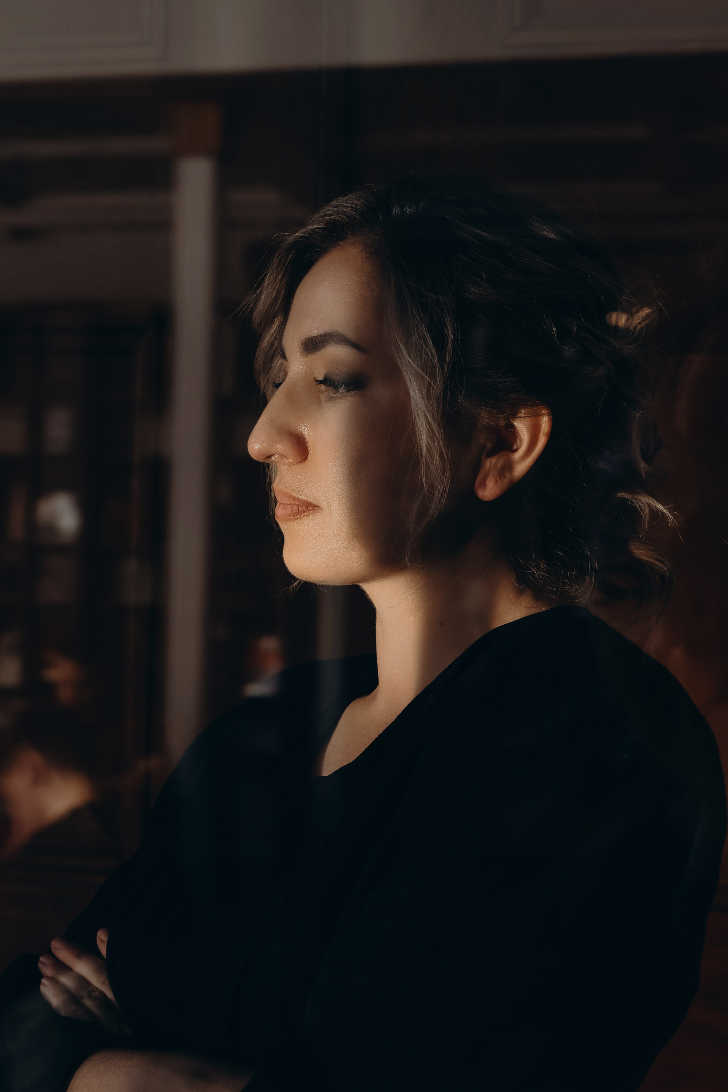 Яна и библиотека (репортажный портрет). Портретный и репортажный фотограф в Москве, Ольга Ларема