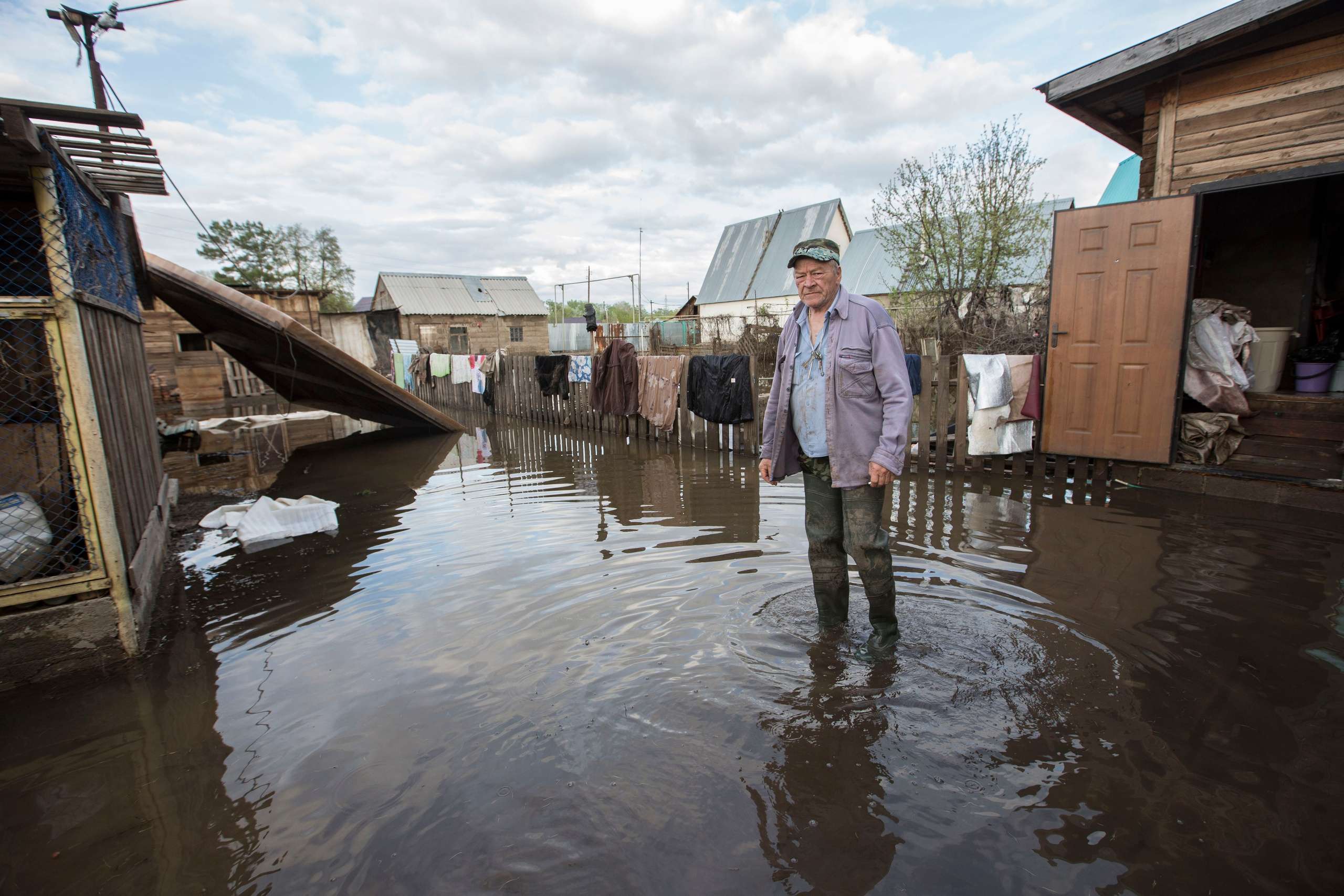 Наводнение в Оренбургской области. Фотограф Анна Барне