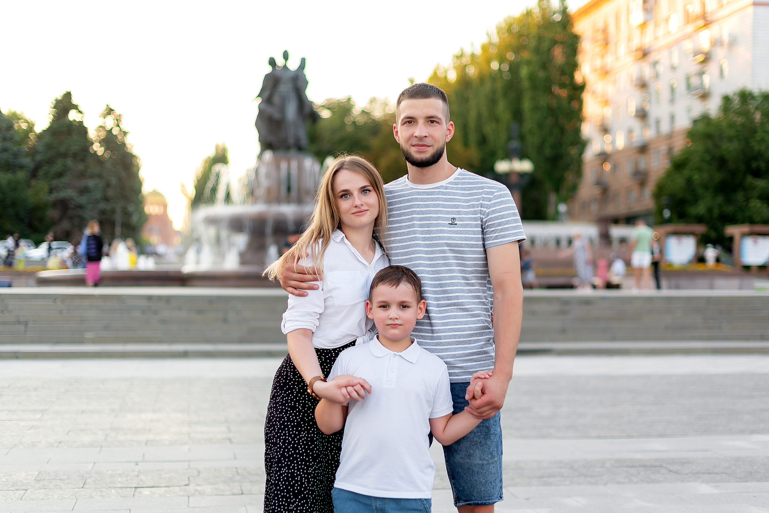 Надежда, Никита и Тимофей. Фотограф Татьяна Иванчикова