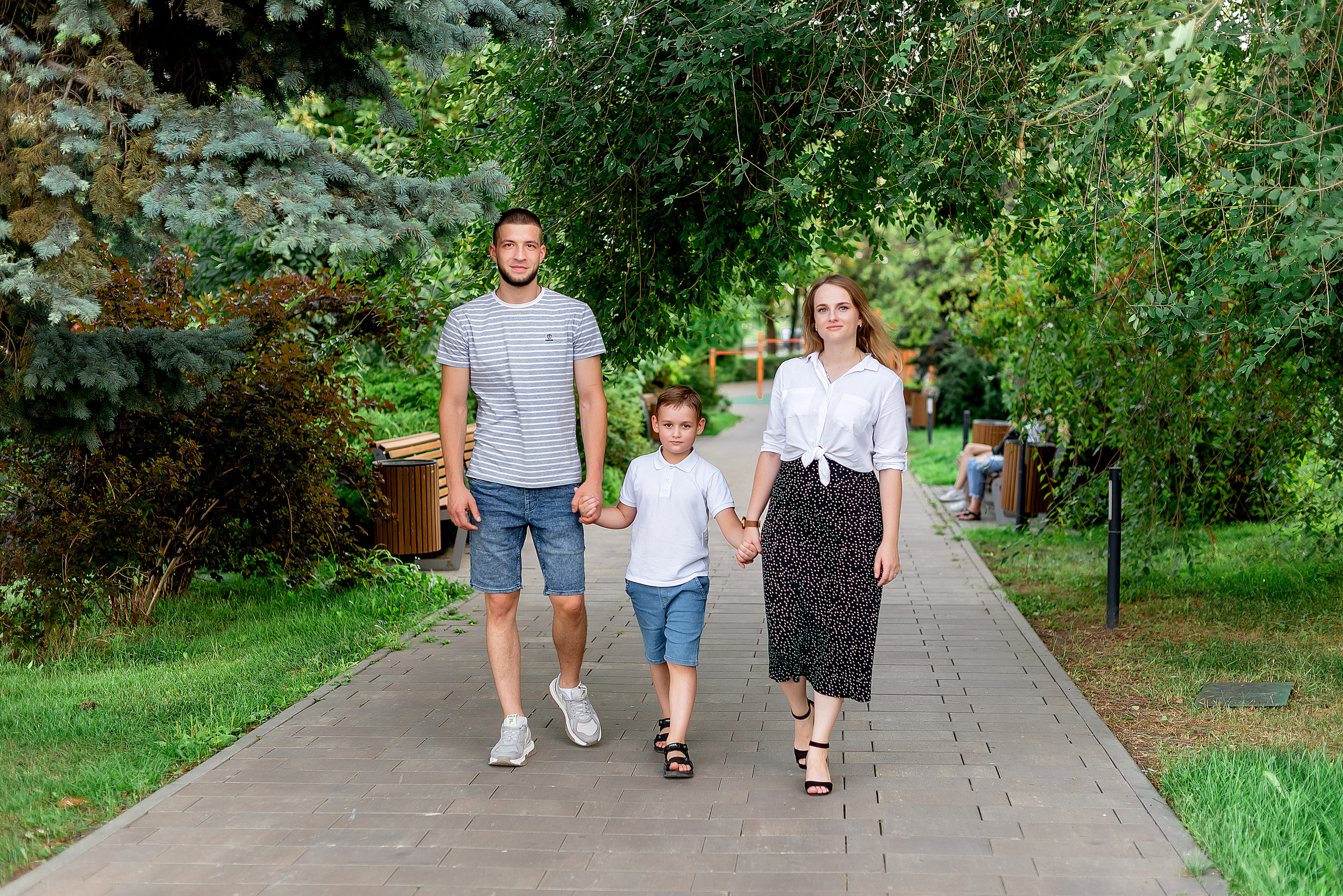 Надежда, Никита и Тимофей. Фотограф Татьяна Иванчикова