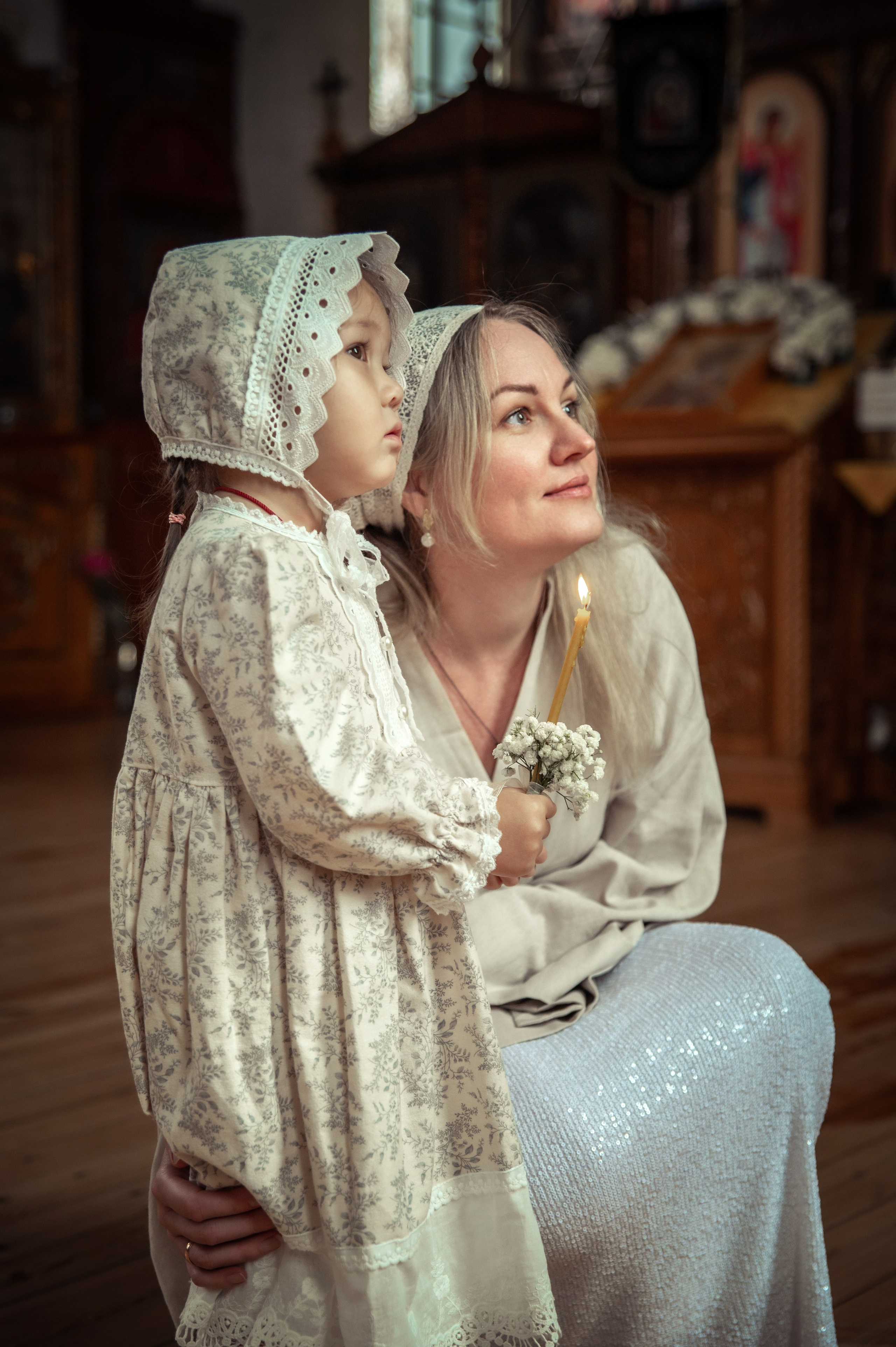 Таинство Крещения Геннадия, Храм Николая Чудотворца Краснослободск. Церковный, семейный и репортажный фотограф Волгоград, Волжский