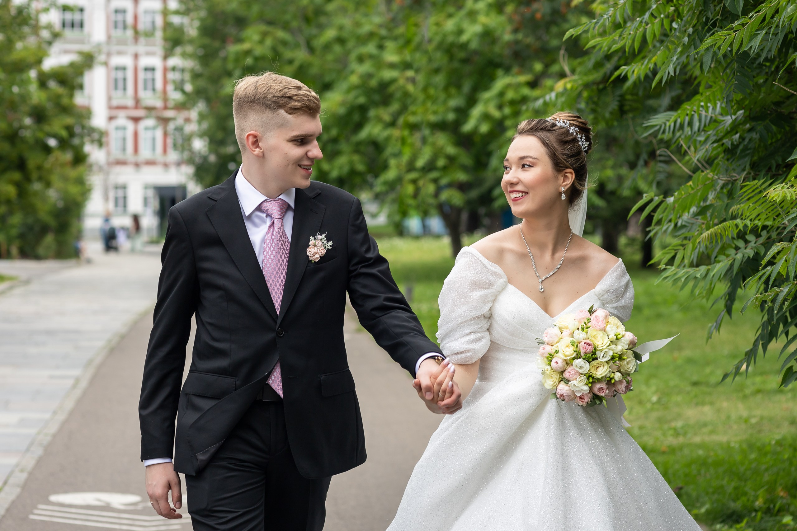 Прогулка по Москве. Свадебная фотосъёмка в Москве, Туле
