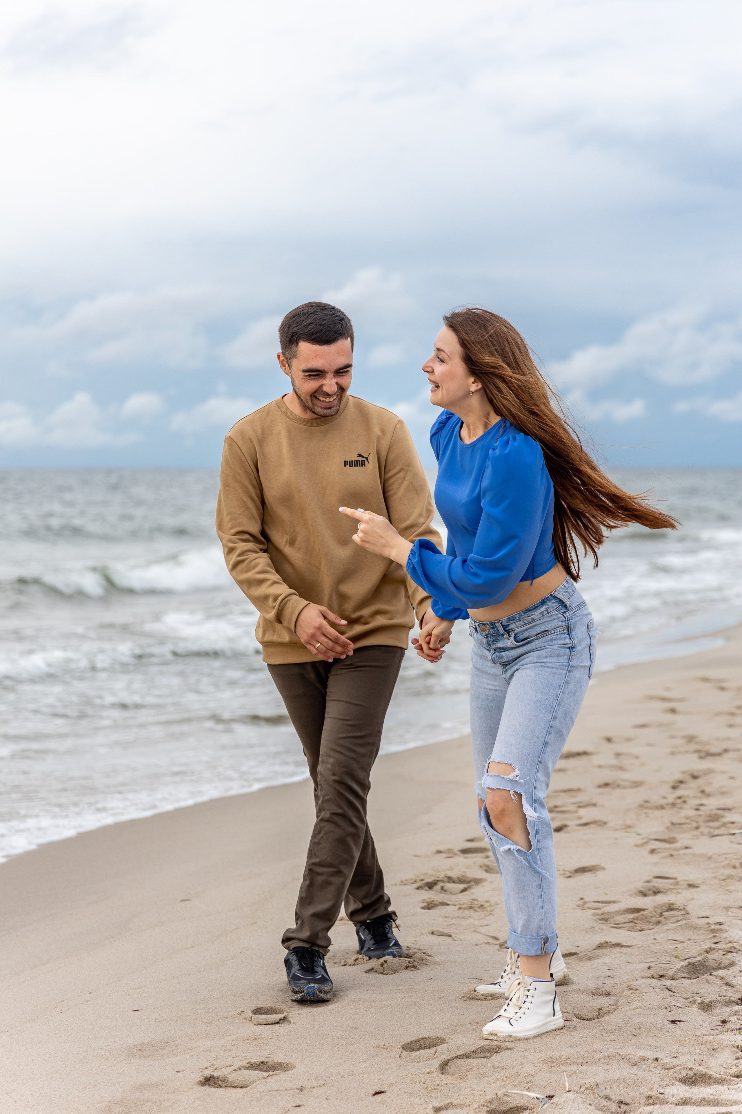 Сергей и Алина | Янтарный. Фотограф Елена Медок Калининград