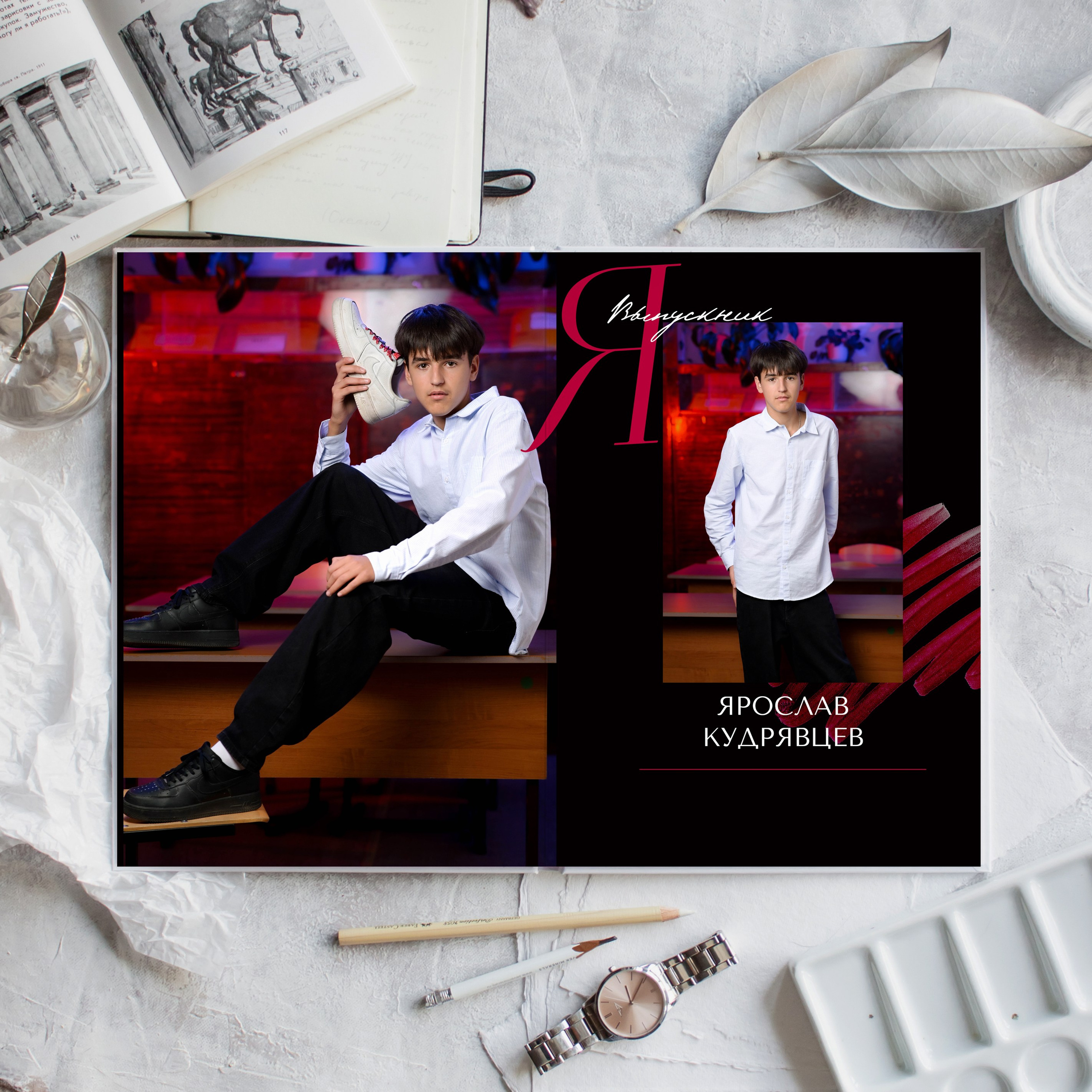 Выпускные фотокниги 9-11 классы. Студия выпускных альбомов Тульская область