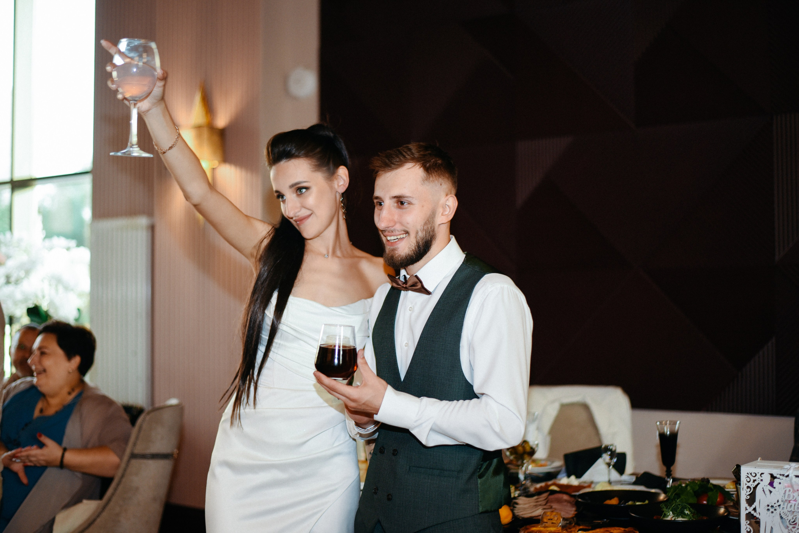 Виктор и Ангелина Банкет на 100 гостей Ресторан Segreto. Фотограф Лола Волна, город Москва