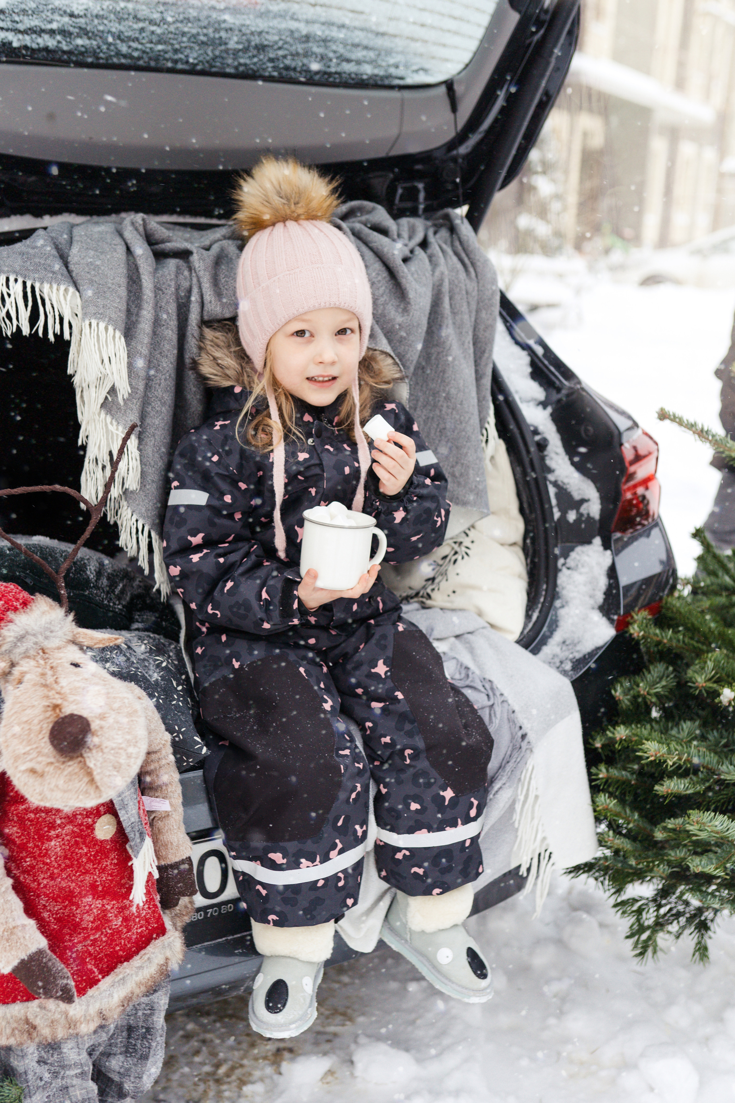 Новогодняя фотосессия на дом. Фотограф новорожденных Москва, Домодедово