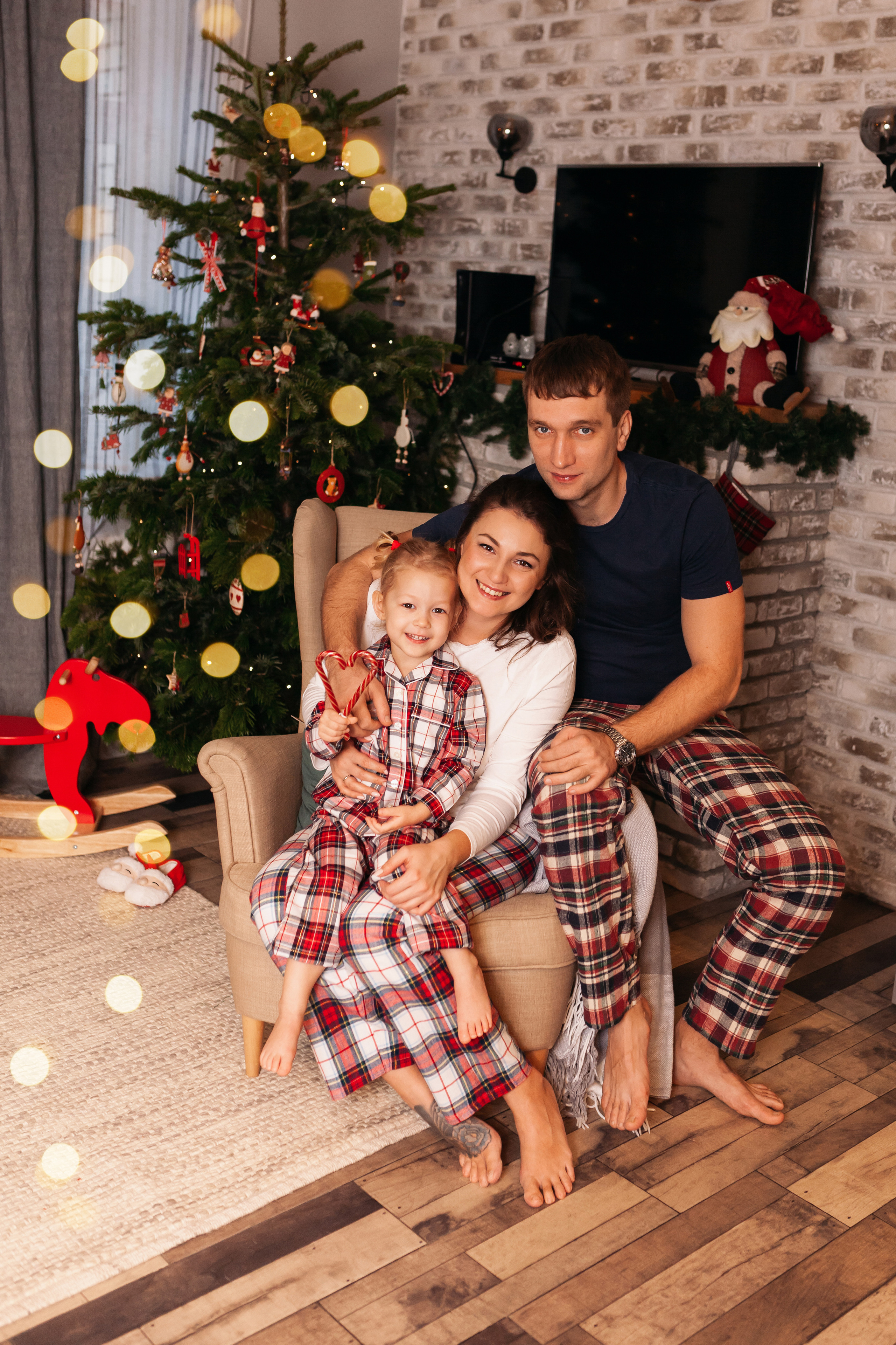 Новогодняя фотосессия в Домодедово. Фотограф новорожденных Москва, Домодедово