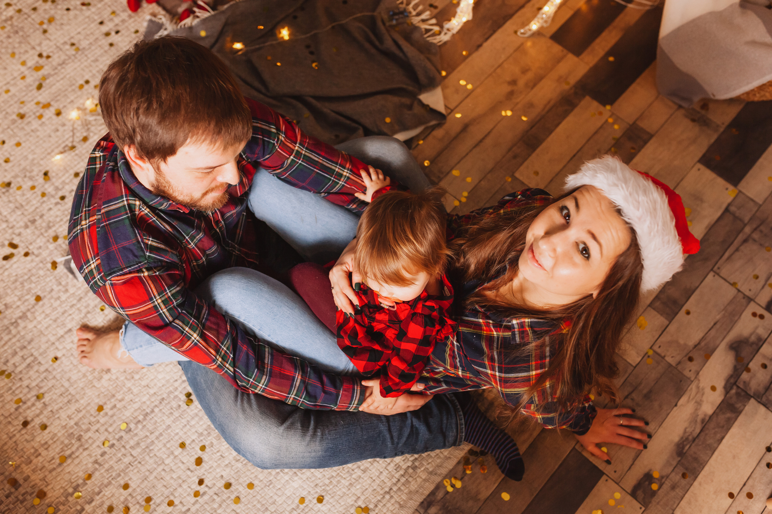 Новогодняя фотосессия в Видном. Фотограф новорожденных Москва, Домодедово