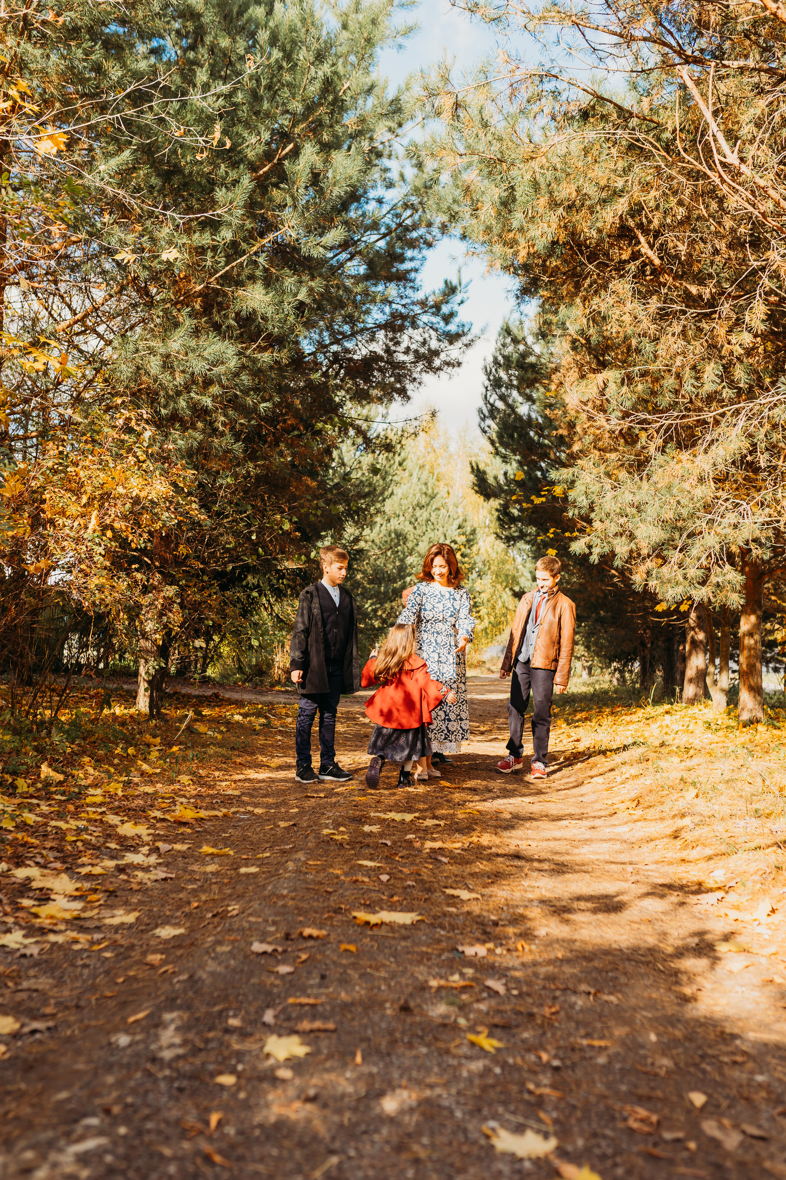 Прогулка осень в Домодедово. Фотограф новорожденных Москва, Домодедово