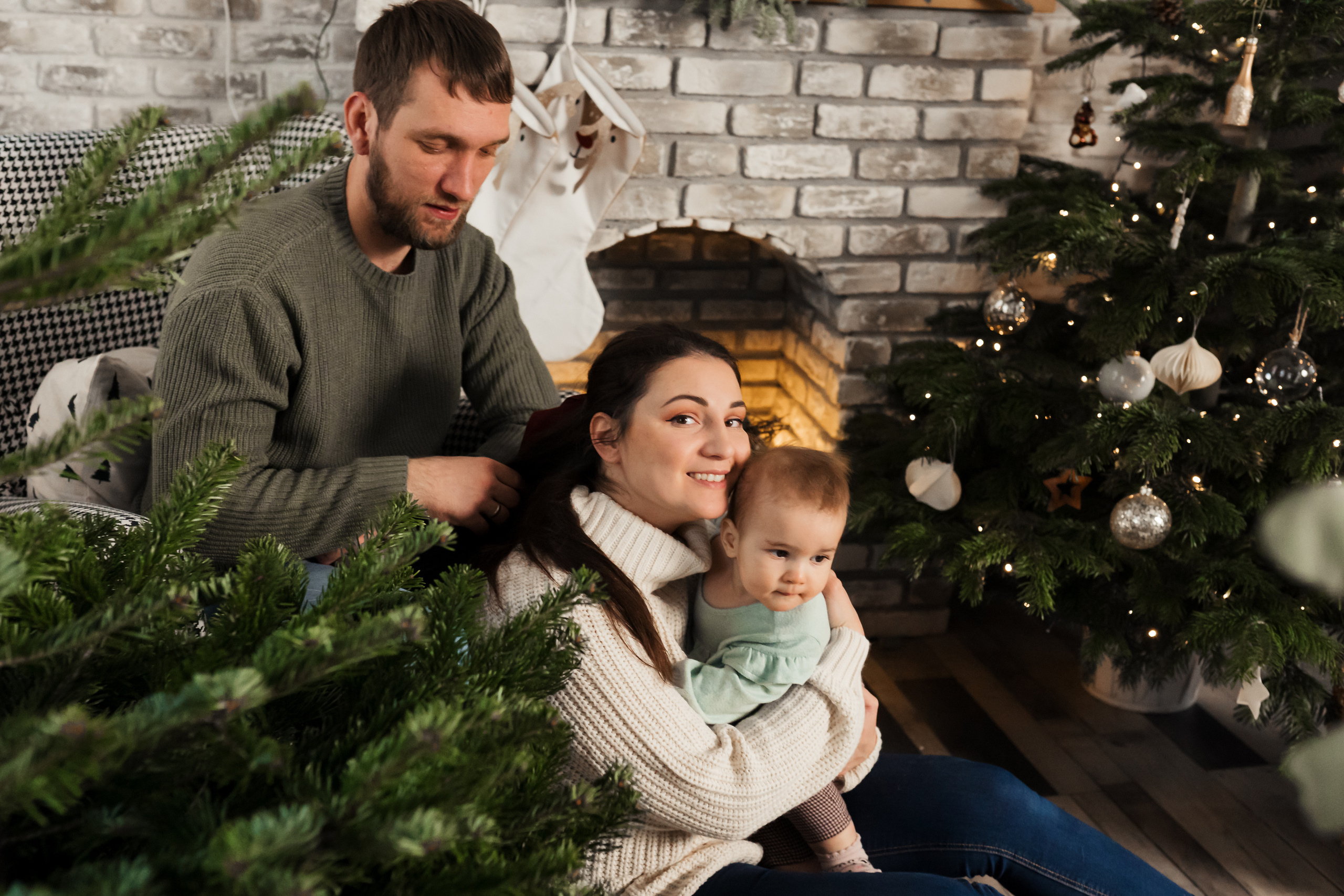 Новогодняя фотосессия на дом. Фотограф новорожденных Москва, Домодедово